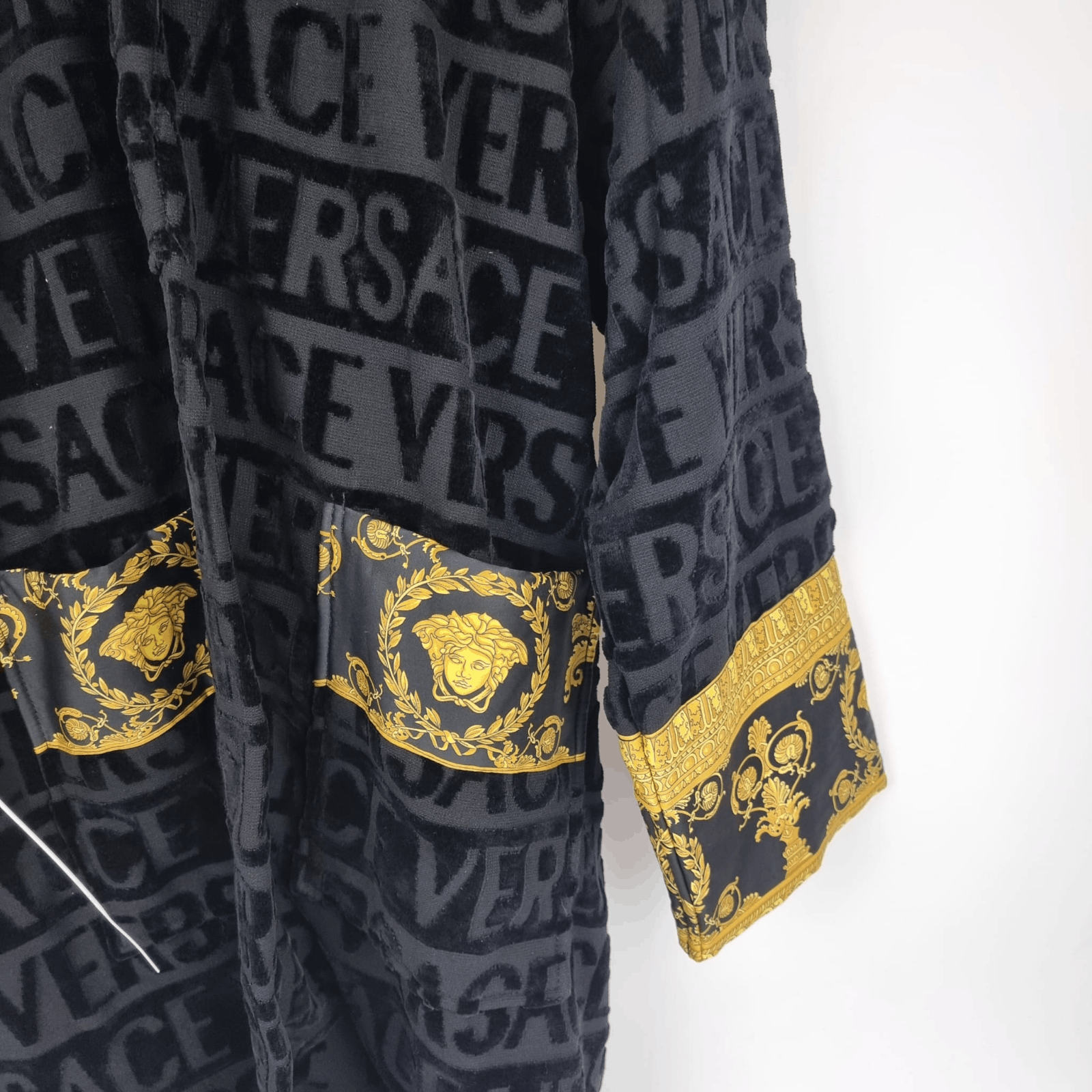 Versace Versace Baroque Print Black Long Bathrobe New XXL Size US XXL / EU 58 / 5 - 5 Thumbnail