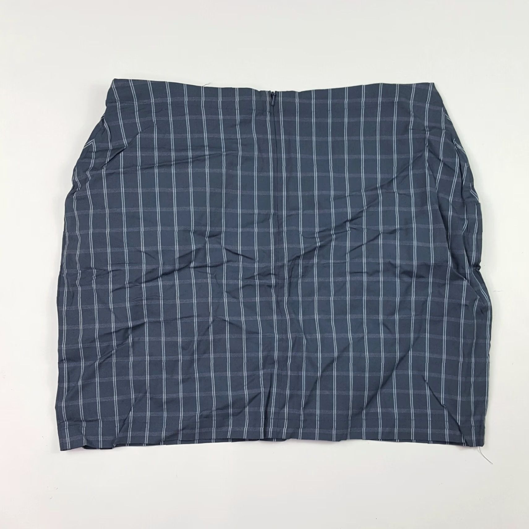 Vintage Alexa Sterling Skirt Womens Midi Mini Short Pencil Plaid Blue Golf Tennis Size M Size 32" / US 10 / IT 46 - 4 Thumbnail
