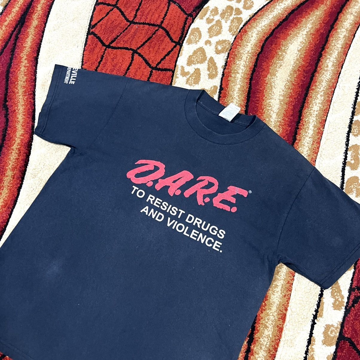 D.A.R.E Vintage 90s D.A.R.E Rare T Shirt Size US L / EU 52-54 / 3 - 1 Thumbnail