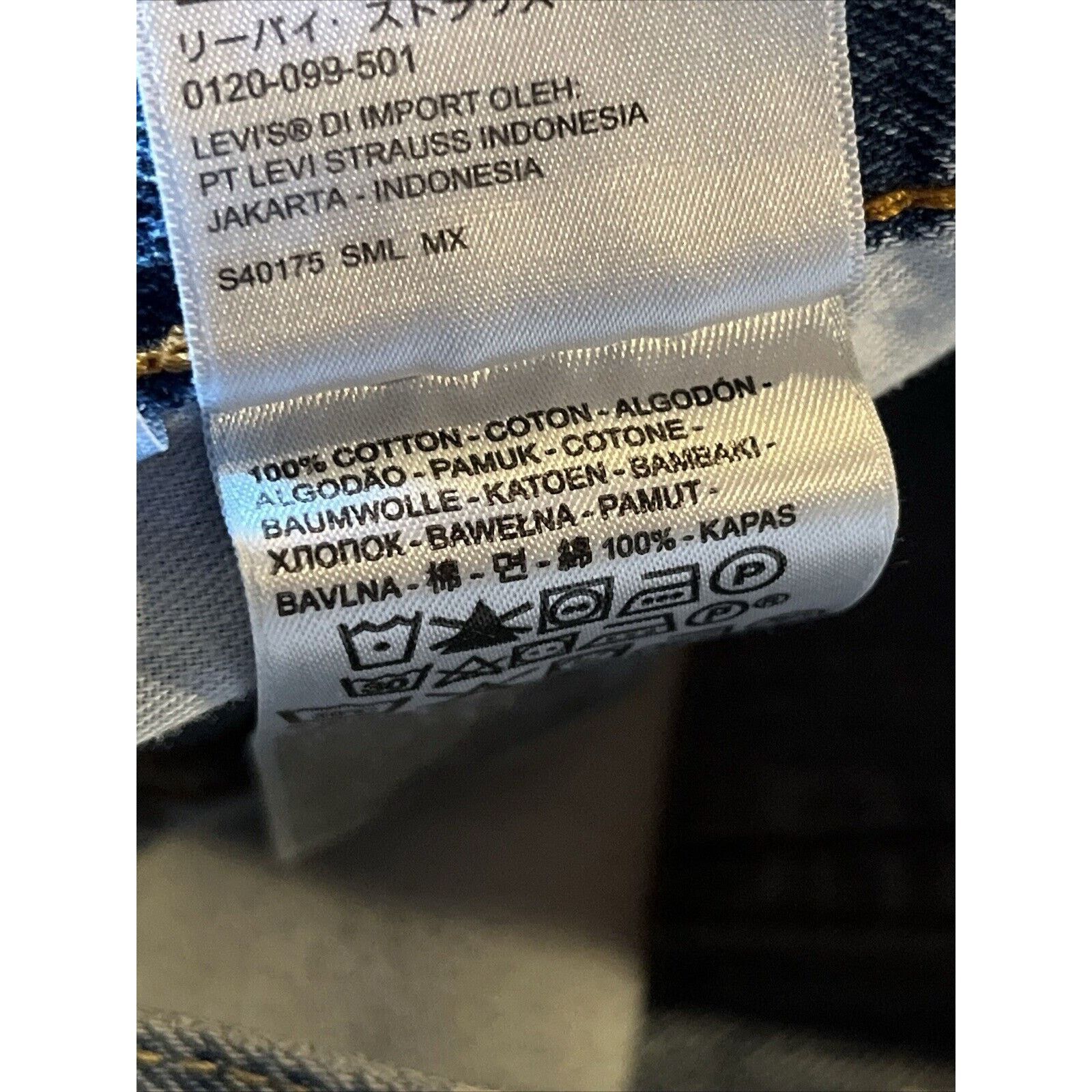 Levi's Levi’s 550 Mens 33x27 Relaxed Straight Leg Denim Jeans Blue Size US 33 - 10 Thumbnail