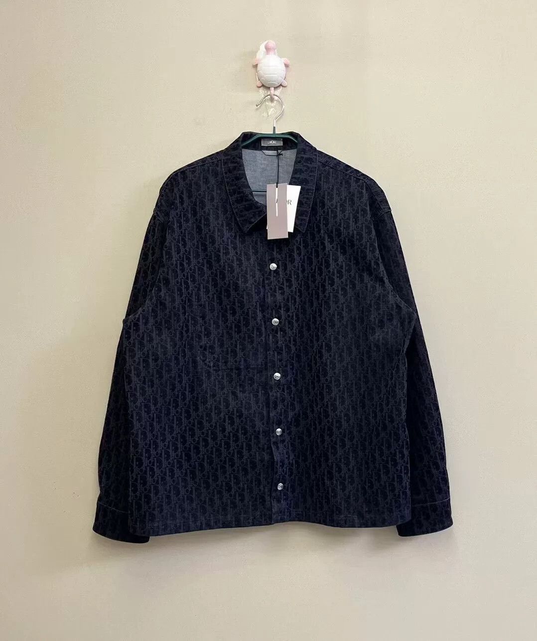 Dior dior black suede logo denim jacket Size US L / EU 52-54 / 3 - 1 Thumbnail