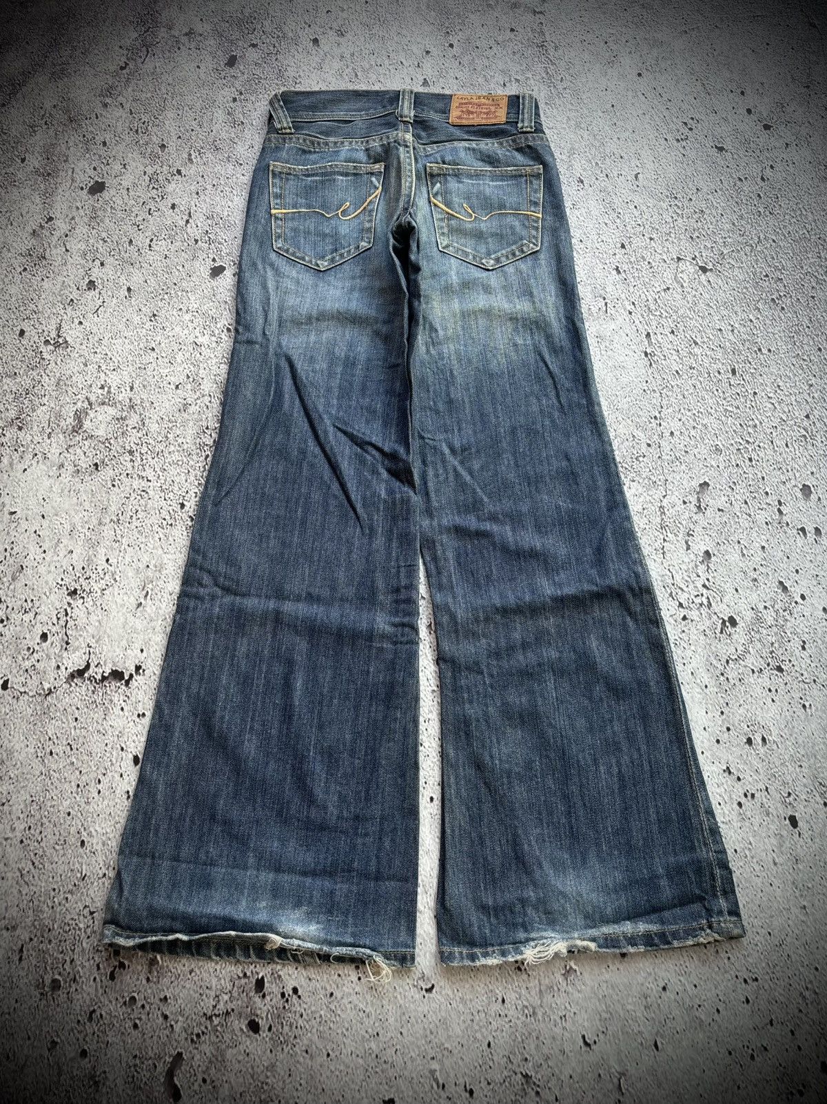 Hysteric Glamour 2000's wide leg Layla rose denim baggy style Size US 28 / EU 44 - 2 Thumbnail