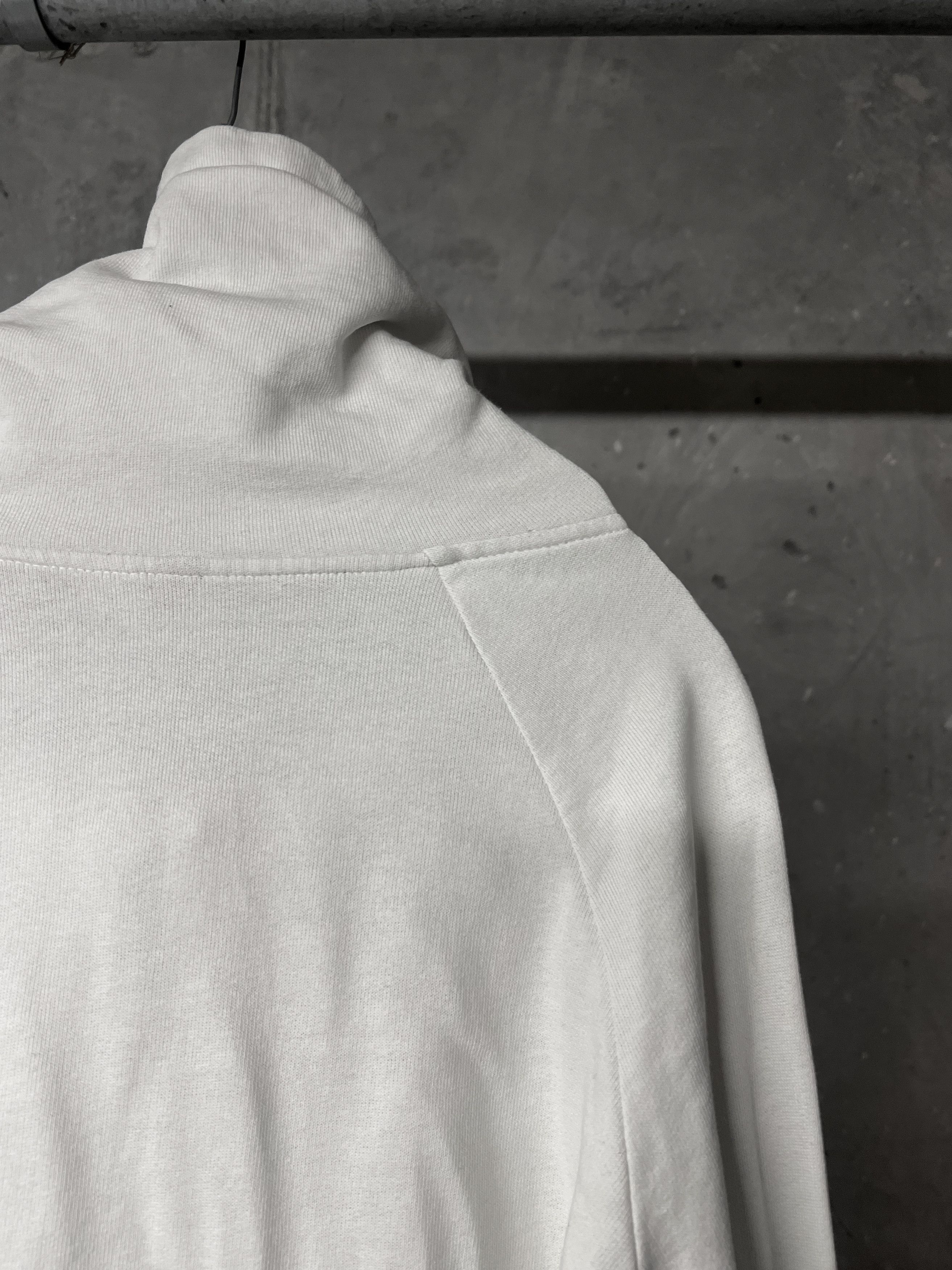 Japanese Brand Sculptural high-neck cowl zip unit bone white Size S / US 4 / IT 40 - 4 Thumbnail