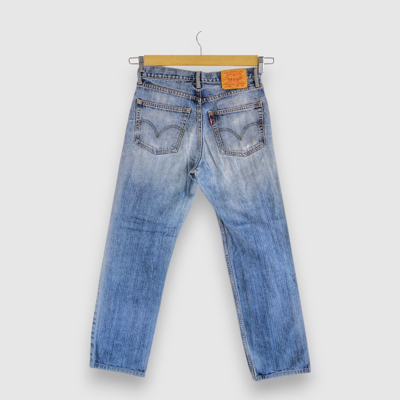 Levi's Vintage Levis Sun Faded Jeans Distressed Light Wash Denim Size 28" / US 6 / IT 42 - 2 Thumbnail