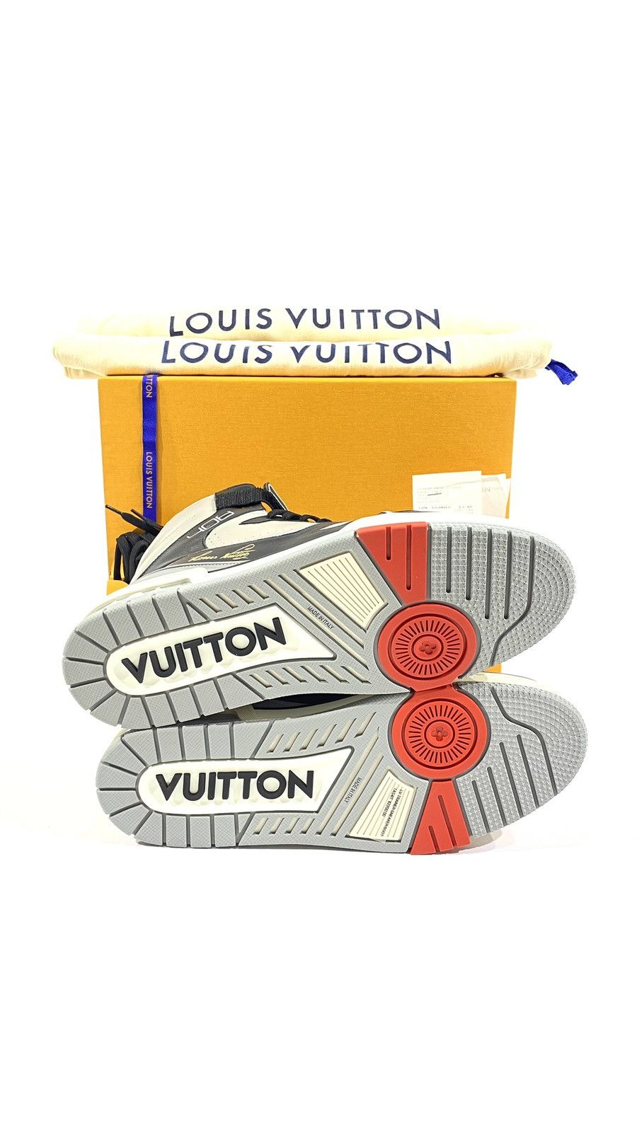 Louis Vuitton Louis Vuitton Virgil Abloh 9 High Top Boots Sneakers Size US 9 / EU 42 - 9 Thumbnail