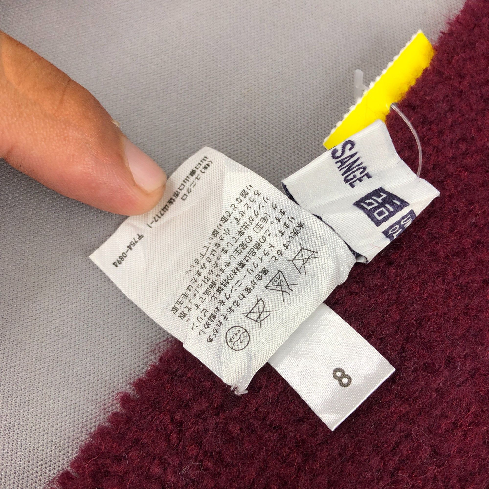 Japanese Brand Vintage Uniqlo X Ines De La Fressange Scarf Wool Scarves. Size ONE SIZE - 6 Thumbnail
