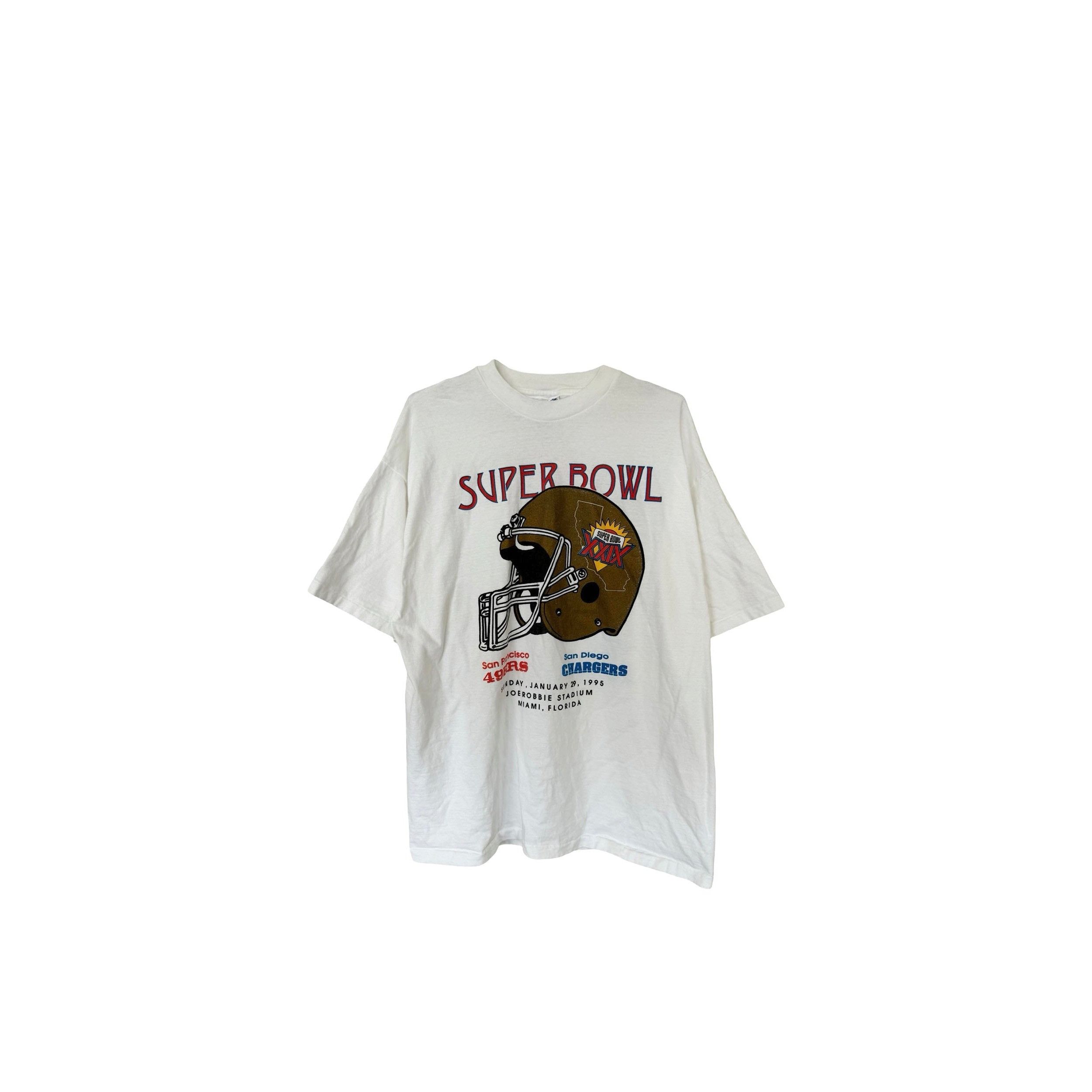Vintage Super Bowl 1995 Chiefs vs Chargers Size US XL / EU 56 / 4 - 1 Thumbnail
