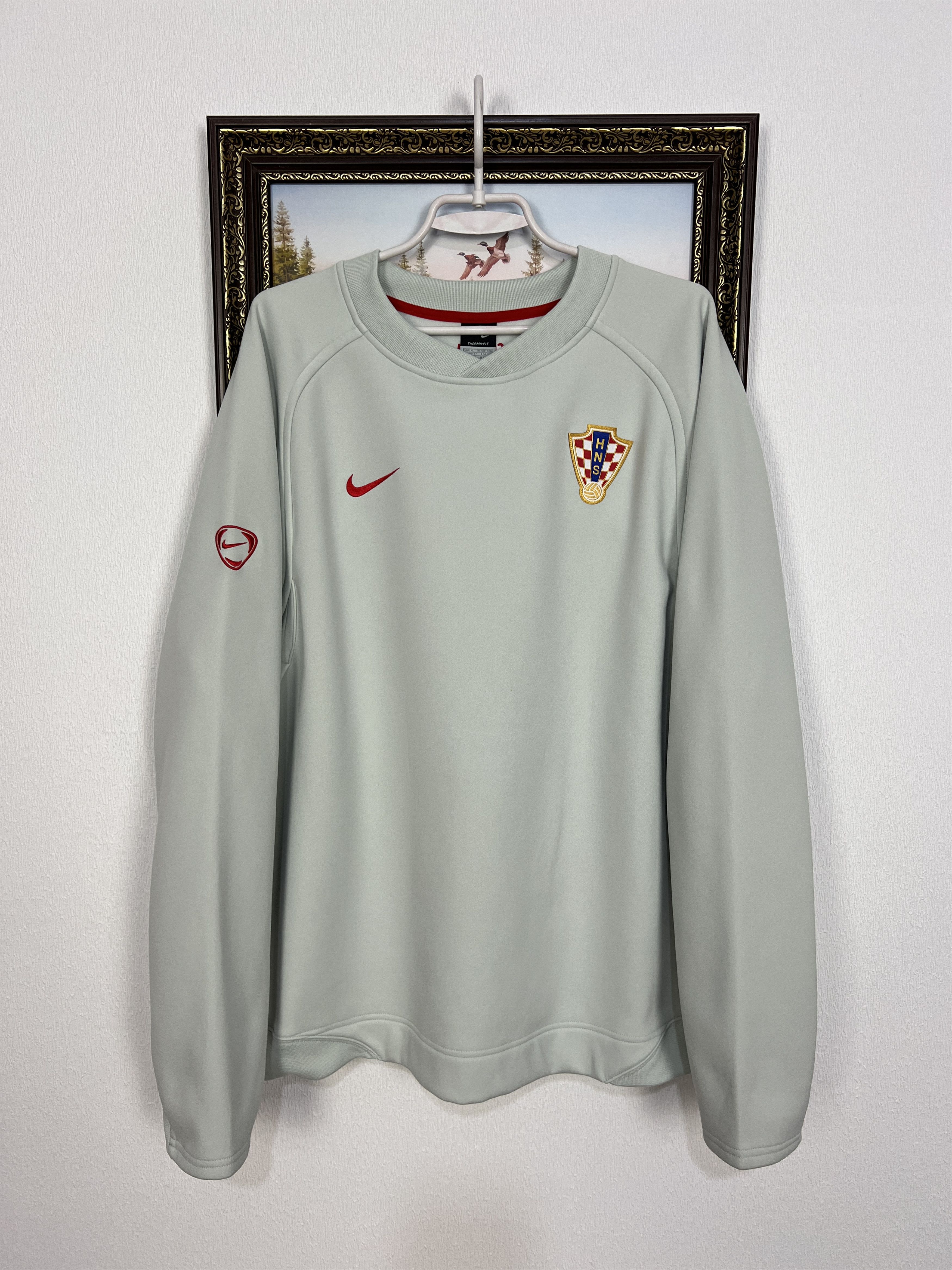 Nike Croatia Football Train Sweatshirt Soccer Crewneck Jacket Size US XL / EU 56 / 4 - 1 Thumbnail