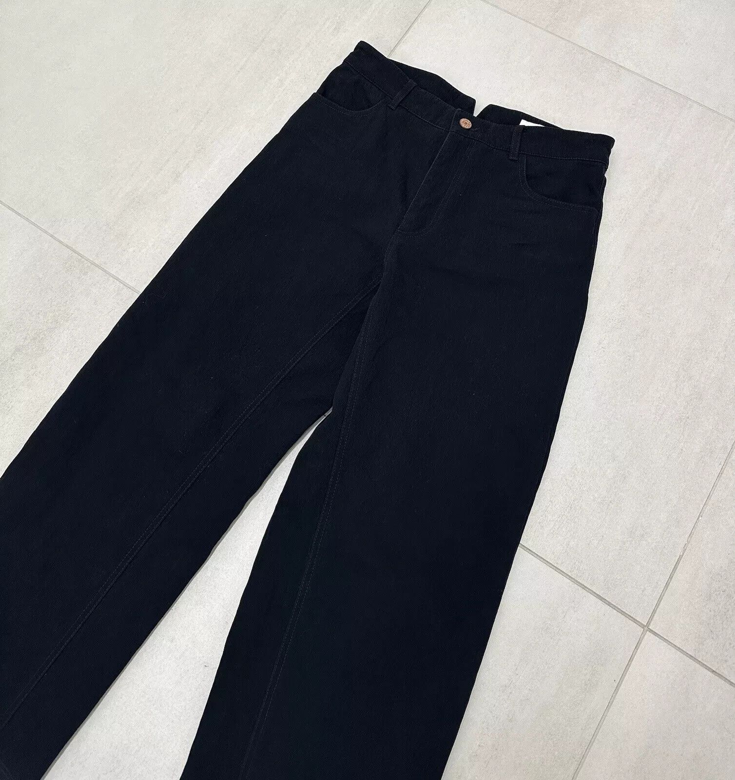 See by Chloe See By Chloe Womens Pants Trousers Black High Waist size 36 Size 25" / US 0 / IT 36 - 6 Thumbnail
