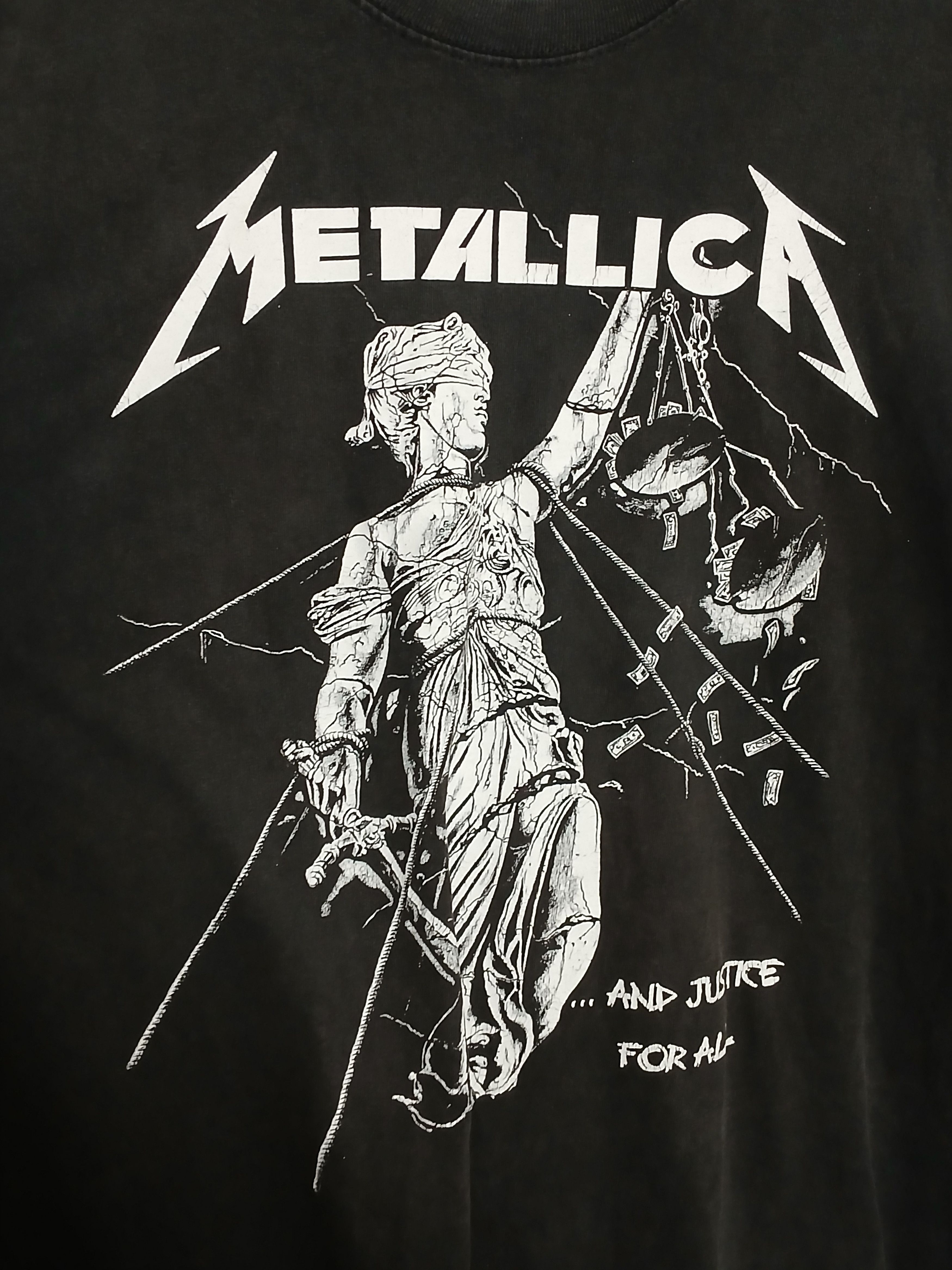 Band Tees × Metallica Metallica And Justice For All T-Shirt Size US M / EU 48-50 / 2 - 3 Thumbnail