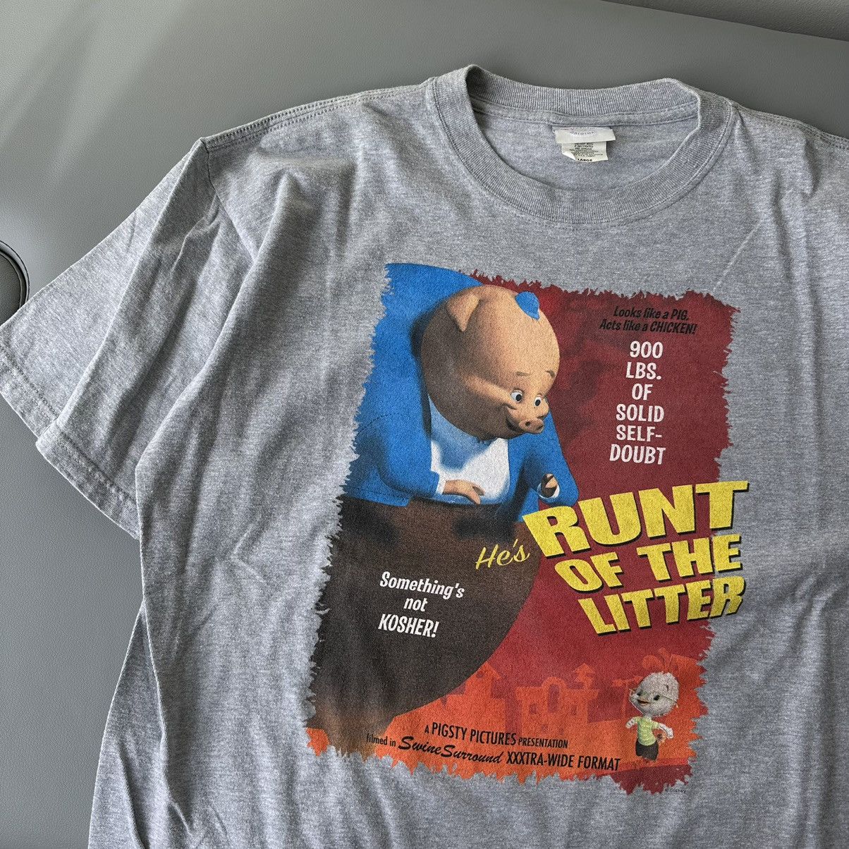 Rare Vintage 00s Chicken Little Disney Movie Promo Shirt