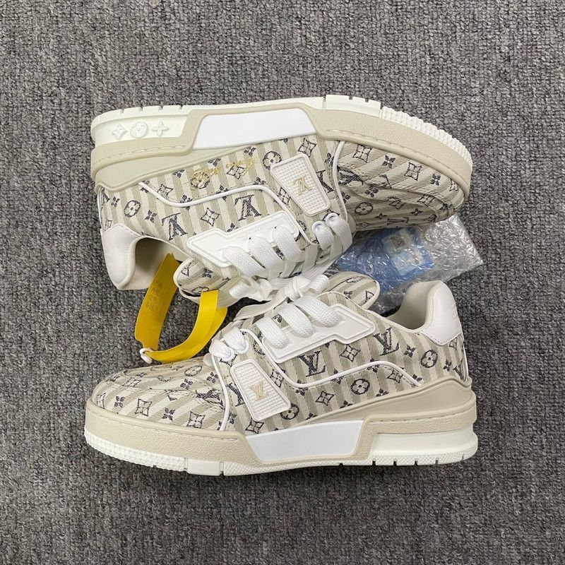 Louis Vuitton Louis Vuitton Trainer Low-top Fashion Sneakers -2508 Size US 5.5 / EU 38 - 4 Thumbnail