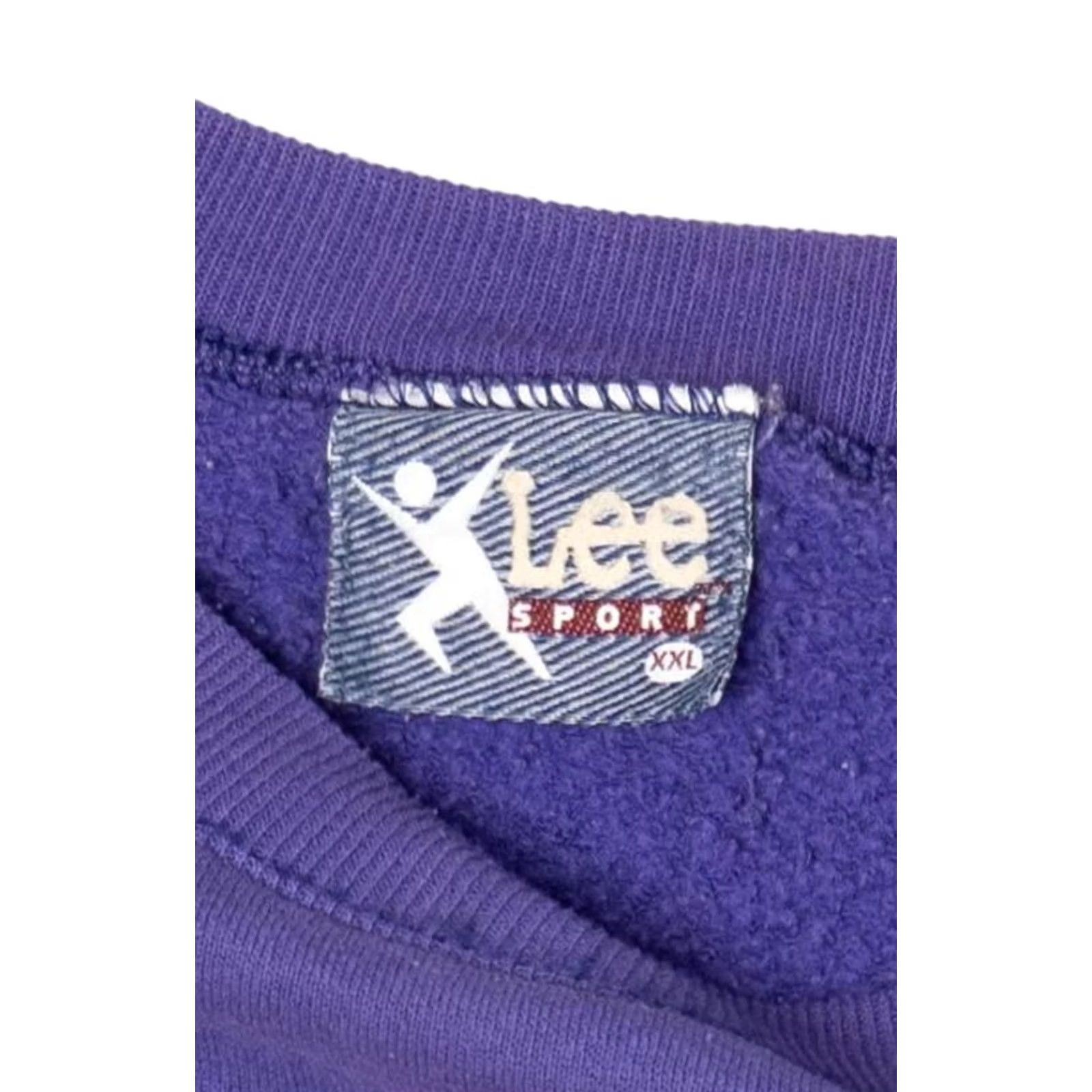Vintage VINTAGE Lee Sport Sweatshirt Distressed Purple LSU Tigers 1990s XX-Large Mens Size US XXL / EU 58 / 5 - 3 Thumbnail