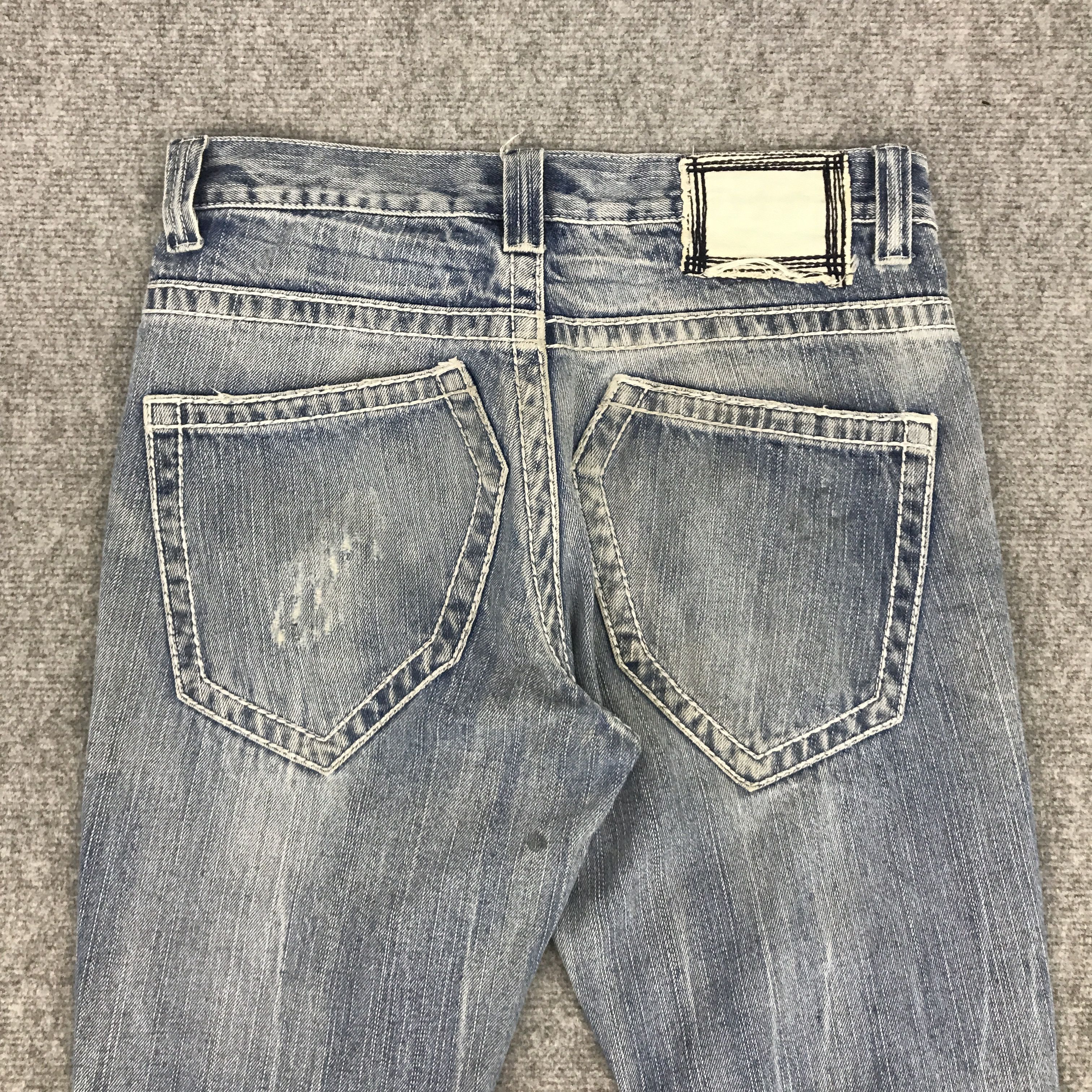 Japanese Brand JAPAN STYLE DENIM SORRIDERE DISTRESSED BOOTCUT JEANS Size US 30 / EU 46 - 5 Thumbnail