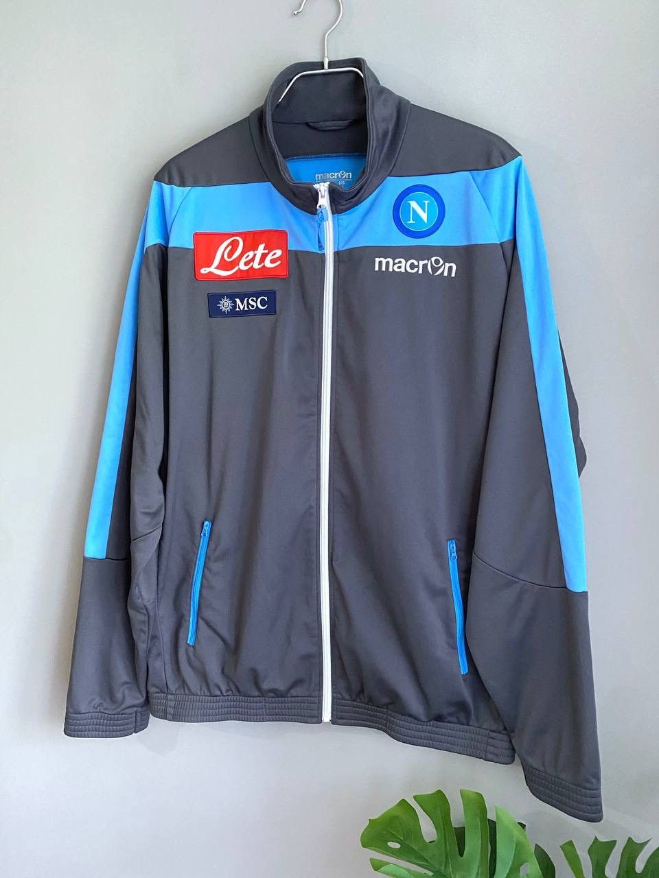 Macron Macron SSC Napoli 2012/2013 Soccer Track Jacket, Size XXL Size US XXL / EU 58 / 5 - 2 Thumbnail