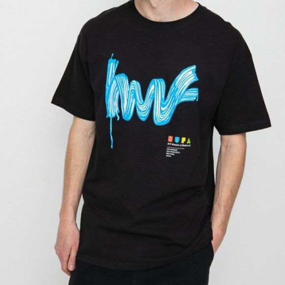 Huf HUF Stroke of Genius Museum of Modern Art T Shirt Black M Size US M / EU 48-50 / 2 - 2 Thumbnail