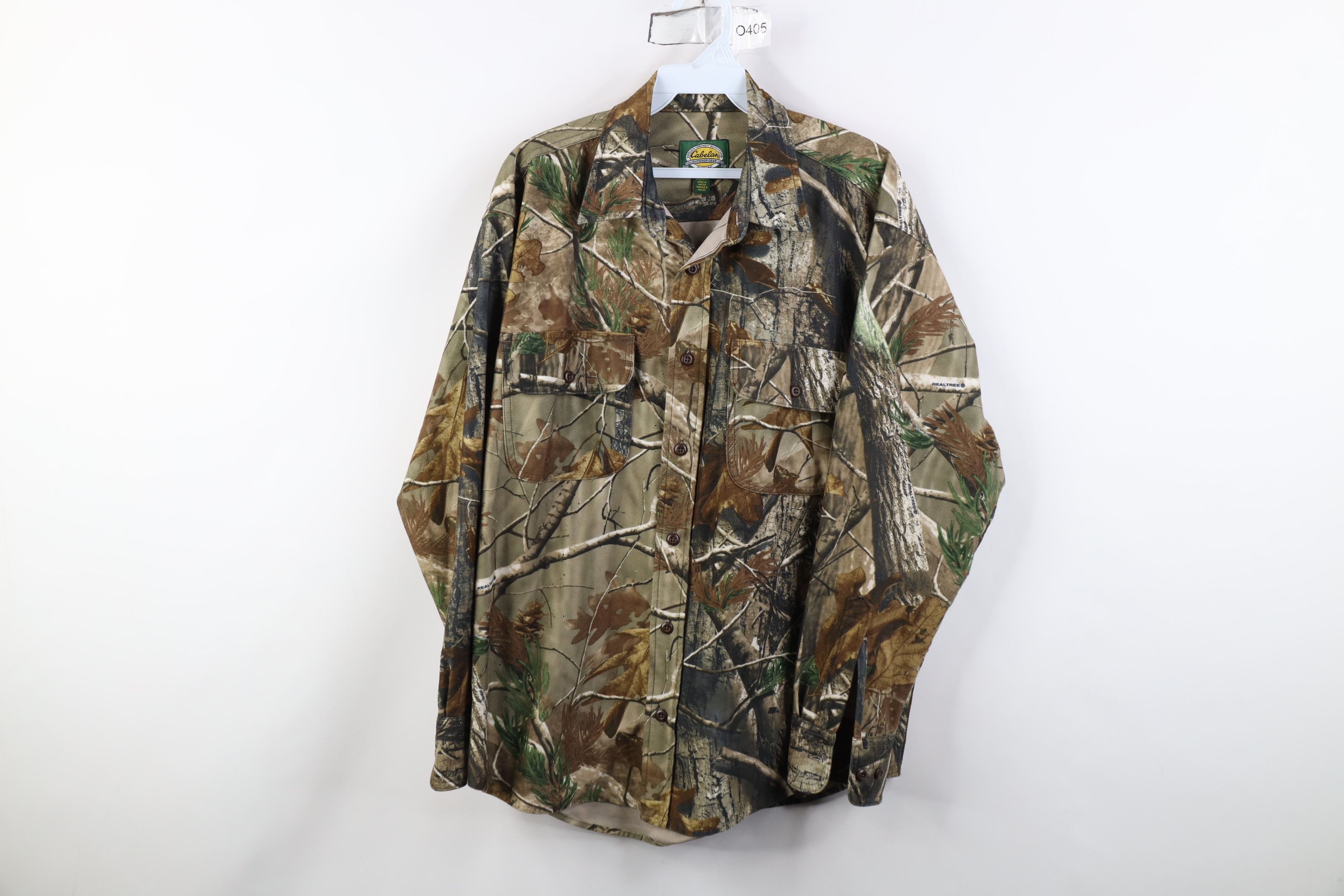 Cabelas Vintage 90s Cabelas Soft Cloth Camouflage Button Shirt Size US M / EU 48-50 / 2 - 1 Thumbnail