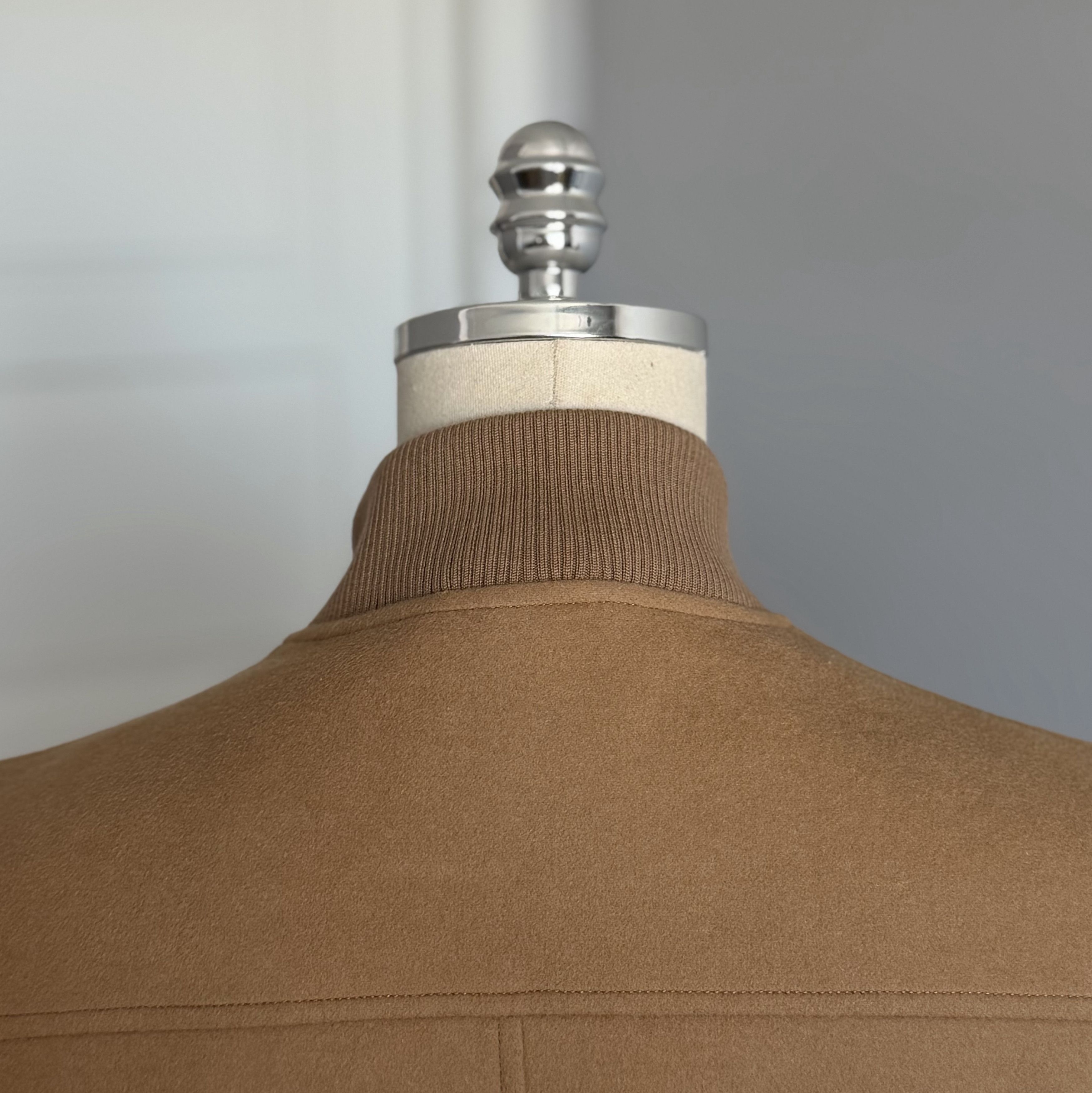 Suitsupply SUITSUPPLY Pure Wool Bomber Jacket Camel Size M Luxury Brand Size US M / EU 48-50 / 2 - 9 Thumbnail
