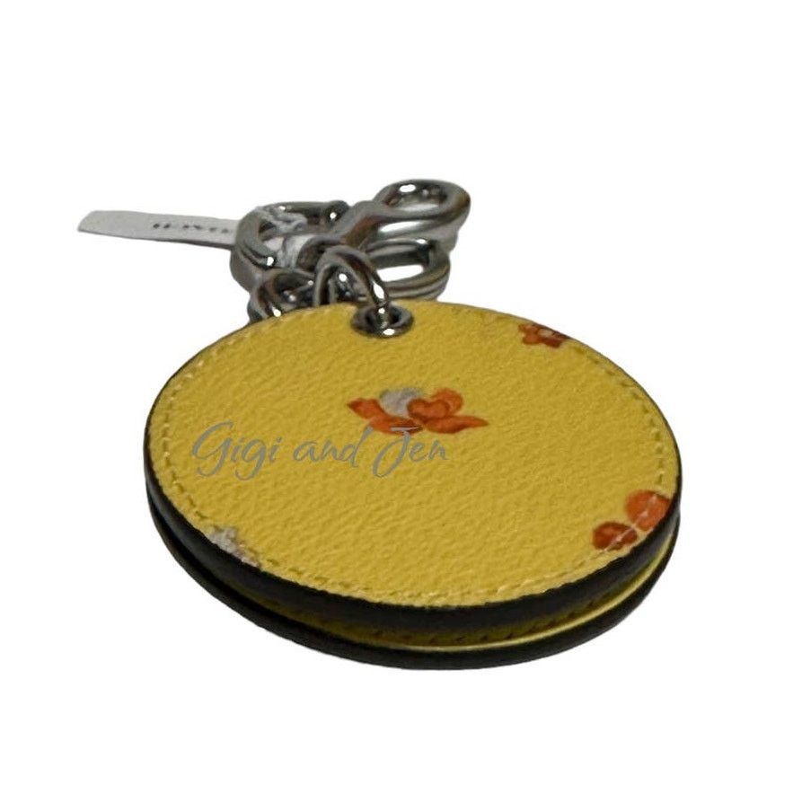 Coach Coach Mirror Bag Charm With Mystical Floral Print Size ONE SIZE - 3 Thumbnail