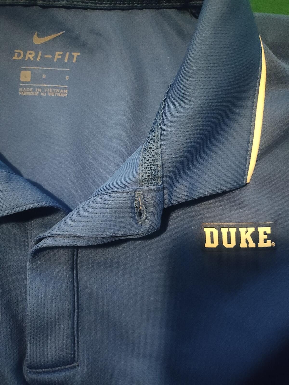 Nike Dri-FIT Duke University Polo Shirt by Nike - Size Large Size US L / EU 52-54 / 3 - 6 Thumbnail