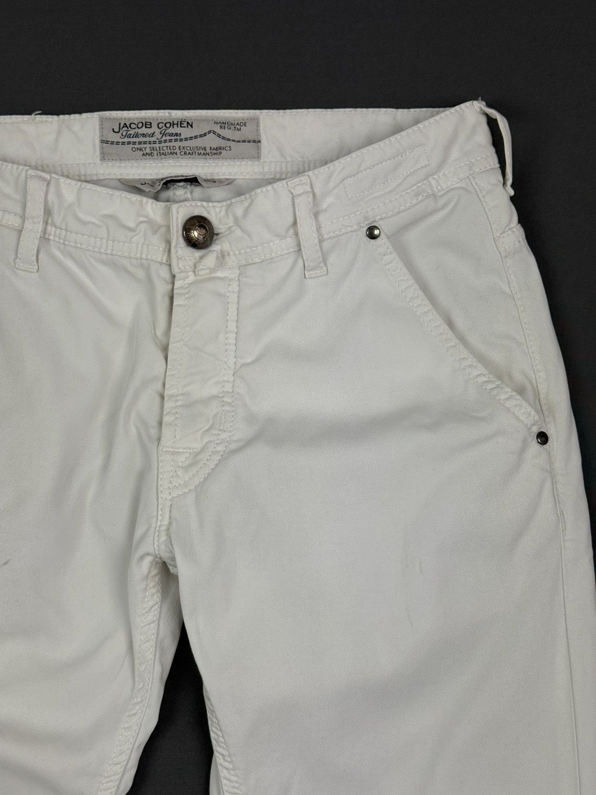 Jacob Cohen Jacob Cohen Style 613 White Comf Pants Made in Italy Size US 32 / EU 48 - 9 Thumbnail