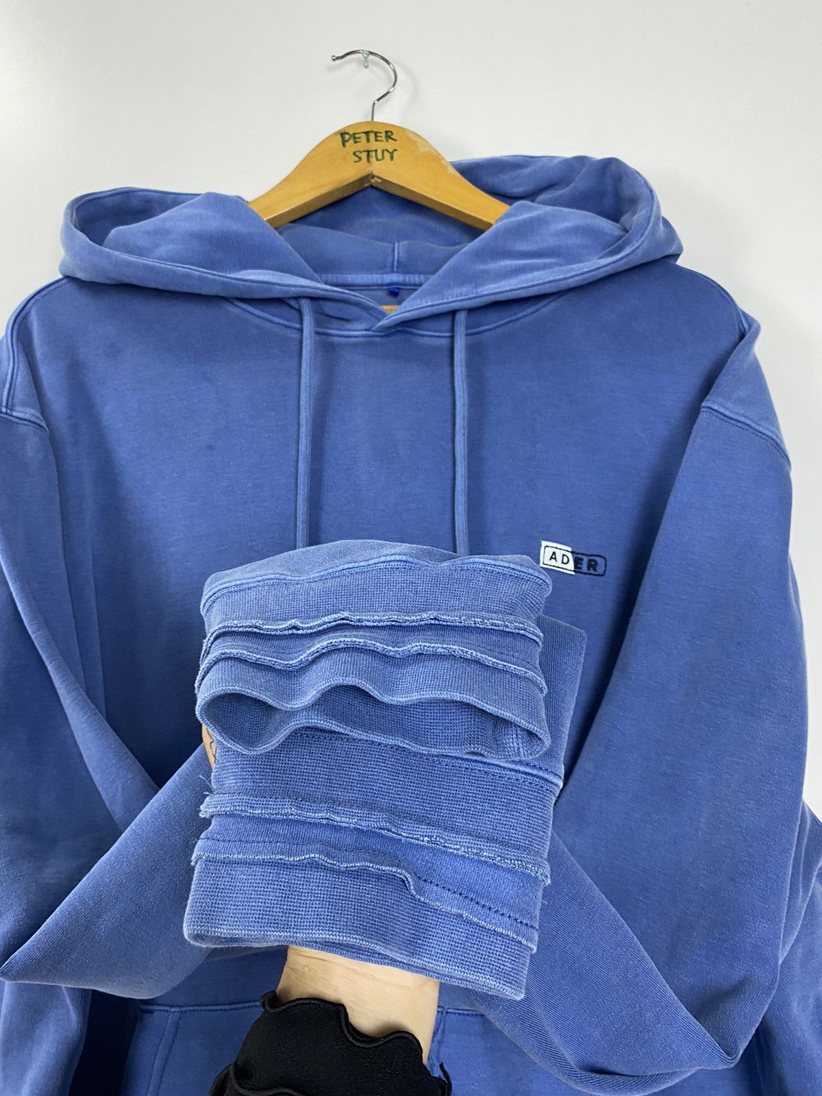 Ader Error Ader blue Hoodies Size US XL / EU 56 / 4 - 8 Thumbnail