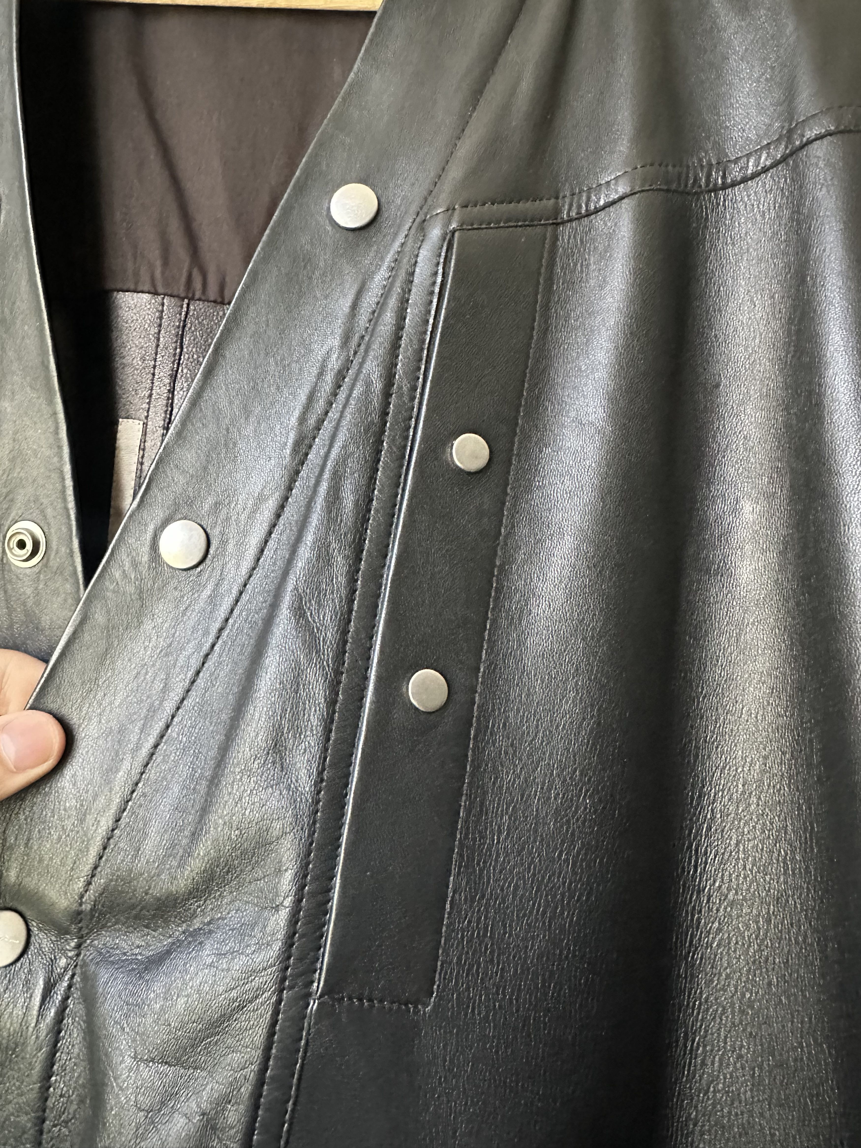 Rick Owens Rick Owens Fogachine SS22 Fogpocket Magnum Lambskin Size US XL / EU 56 / 4 - 3 Thumbnail
