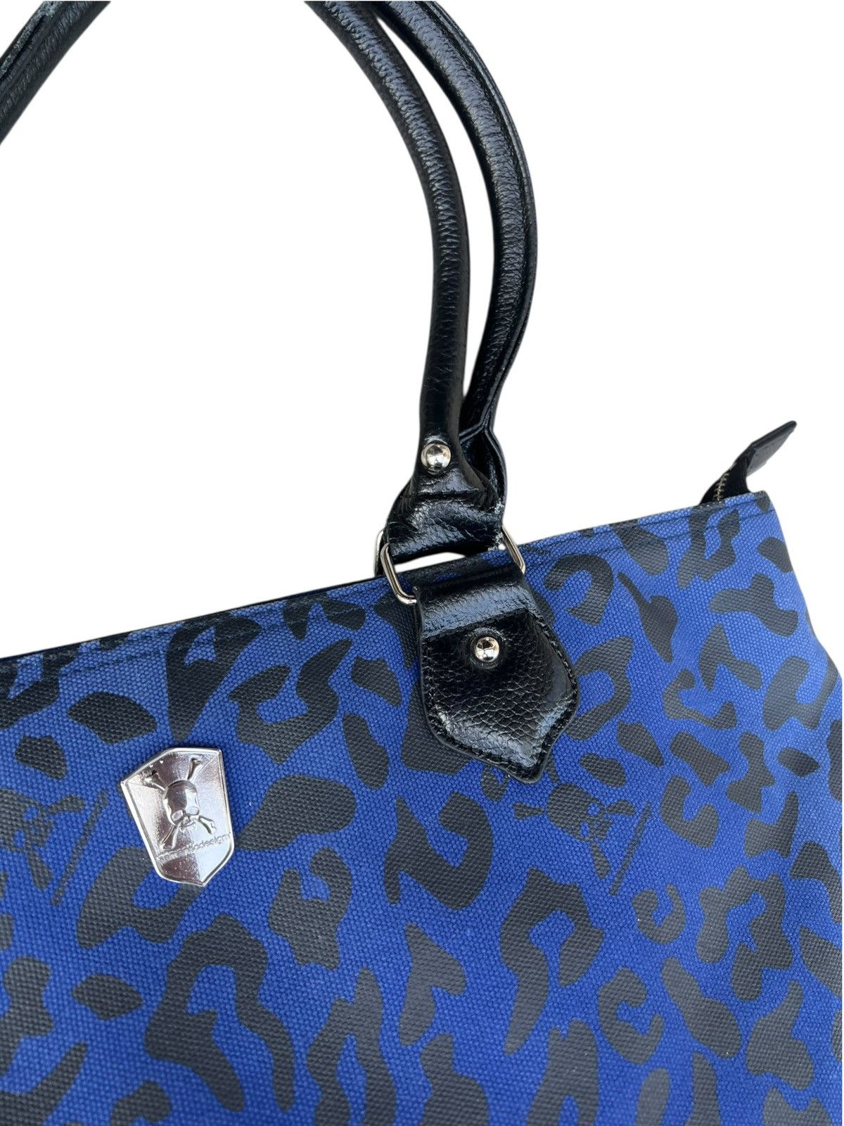 semanticdesign Semantic Design Hybrid Faux Leather Canvas Tote Bag Size ONE SIZE - 7 Thumbnail