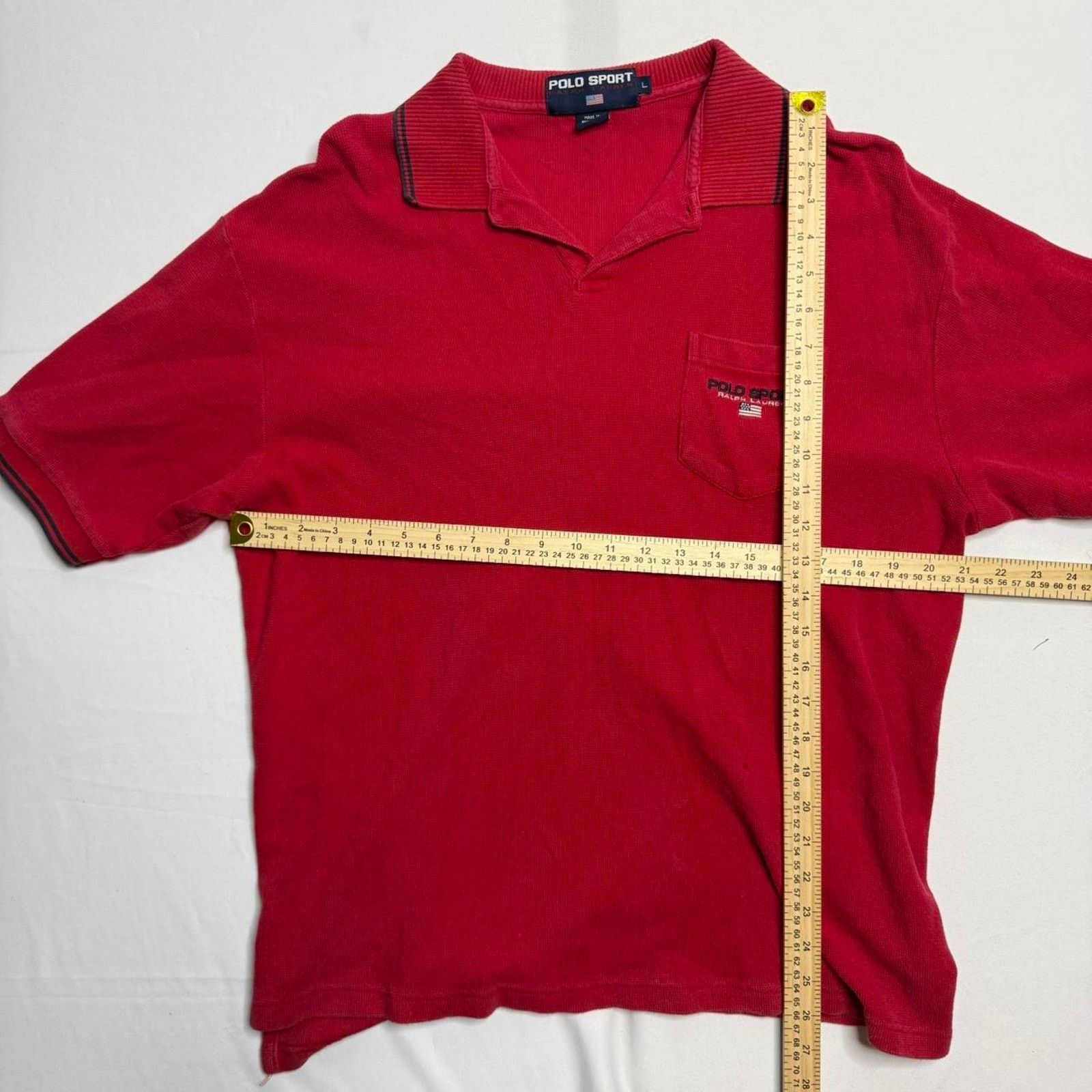 & Other Stories Vintage Polo Sport Ralph Lauren Red Shirt Size Large Size US L / EU 52-54 / 3 - 5 Thumbnail