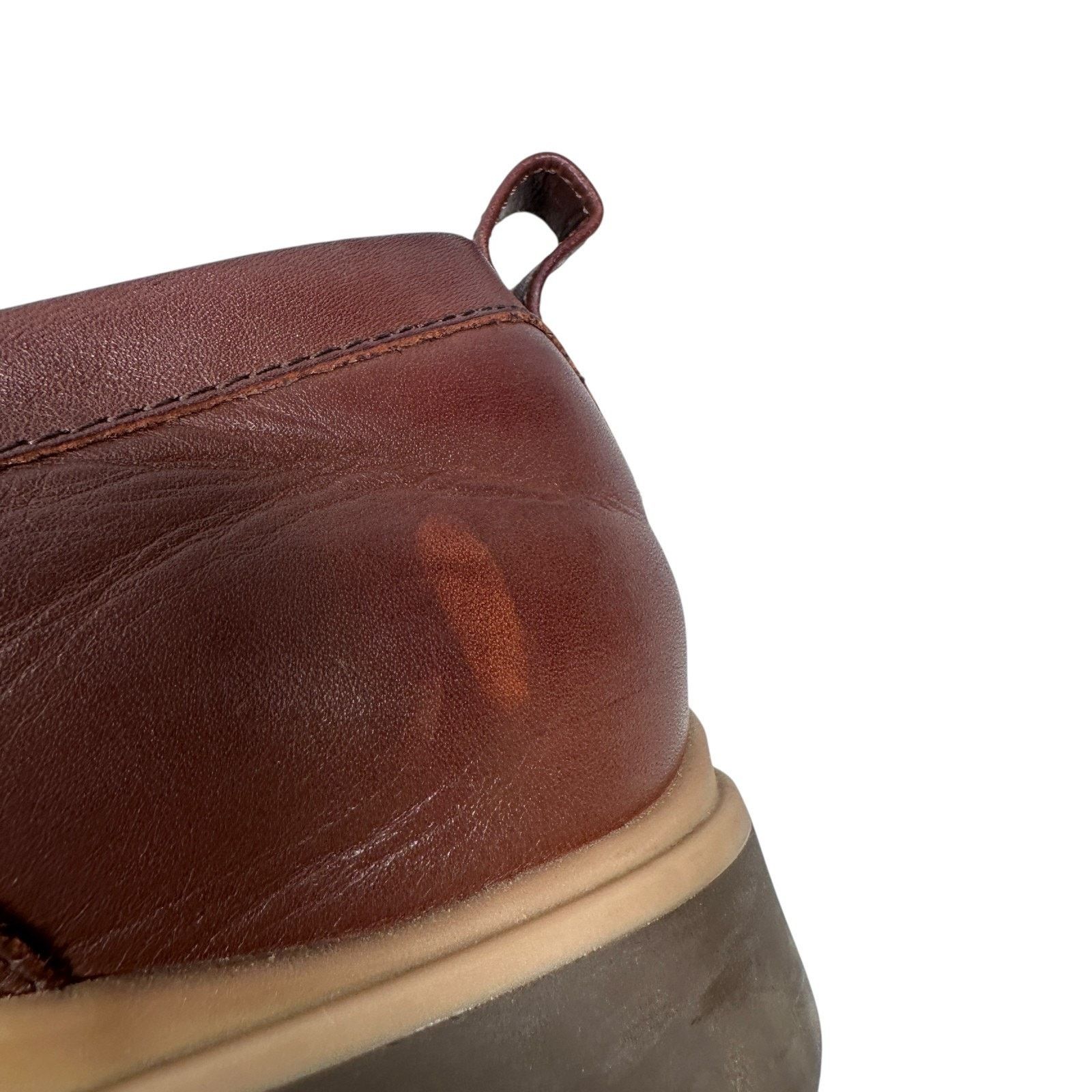 Other Amberjack Loafers Men’s US 12 M Brown Leather Slip On Shoes Size US 12 / EU 45 - 10 Thumbnail