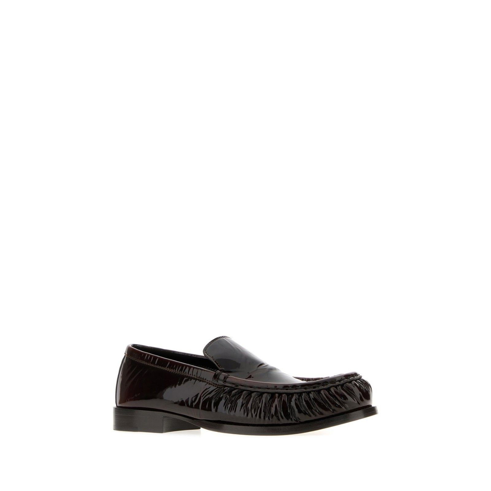 Prada DRIES VAN NOTEN Brown Leather Loafers New & Authentic (Women Size US 11 / IT 41 - 5 Thumbnail