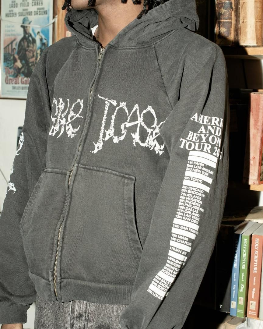 basketcase gallery Basketcase Gallery Massacre Zip Hoodie Gray XL Vintage Wash Size US XL / EU 56 / 4 - 6 Thumbnail
