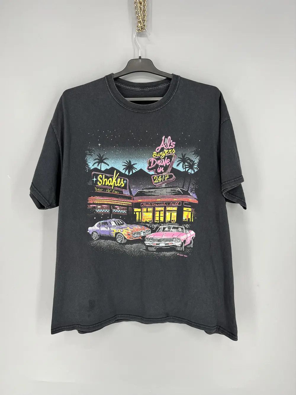 Vintage Vintage 2000 Y2K Black Hot Rod Racing Graphic Tee Fits Large Size US L / EU 52-54 / 3 - 1 Thumbnail
