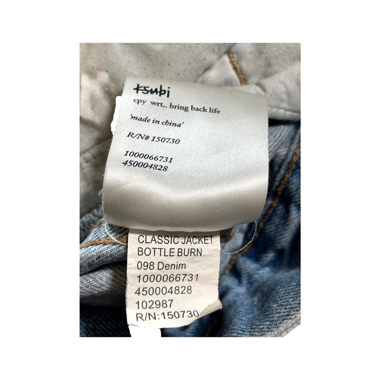 Ksubi Ksubi Bleach Wash Distressed Denim Jacket Size US XL / EU 56 / 4 - 5 Thumbnail