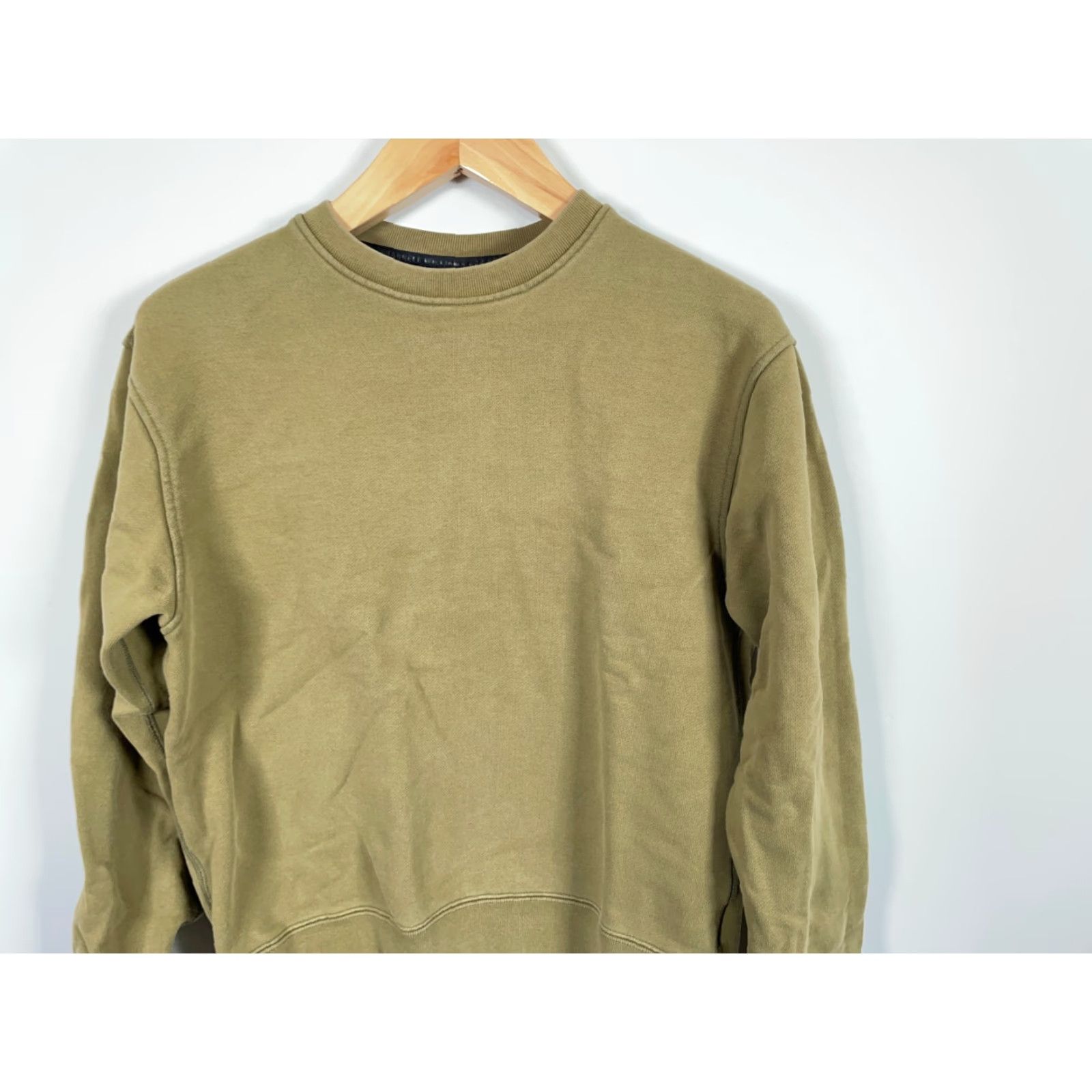 Adidas adidas Sweatshirt Mens Small Green Crewneck Human Race 90s Retro Cotton Terry Embroidered Olive Green Size US S / EU 44-46 / 1 - 4 Thumbnail