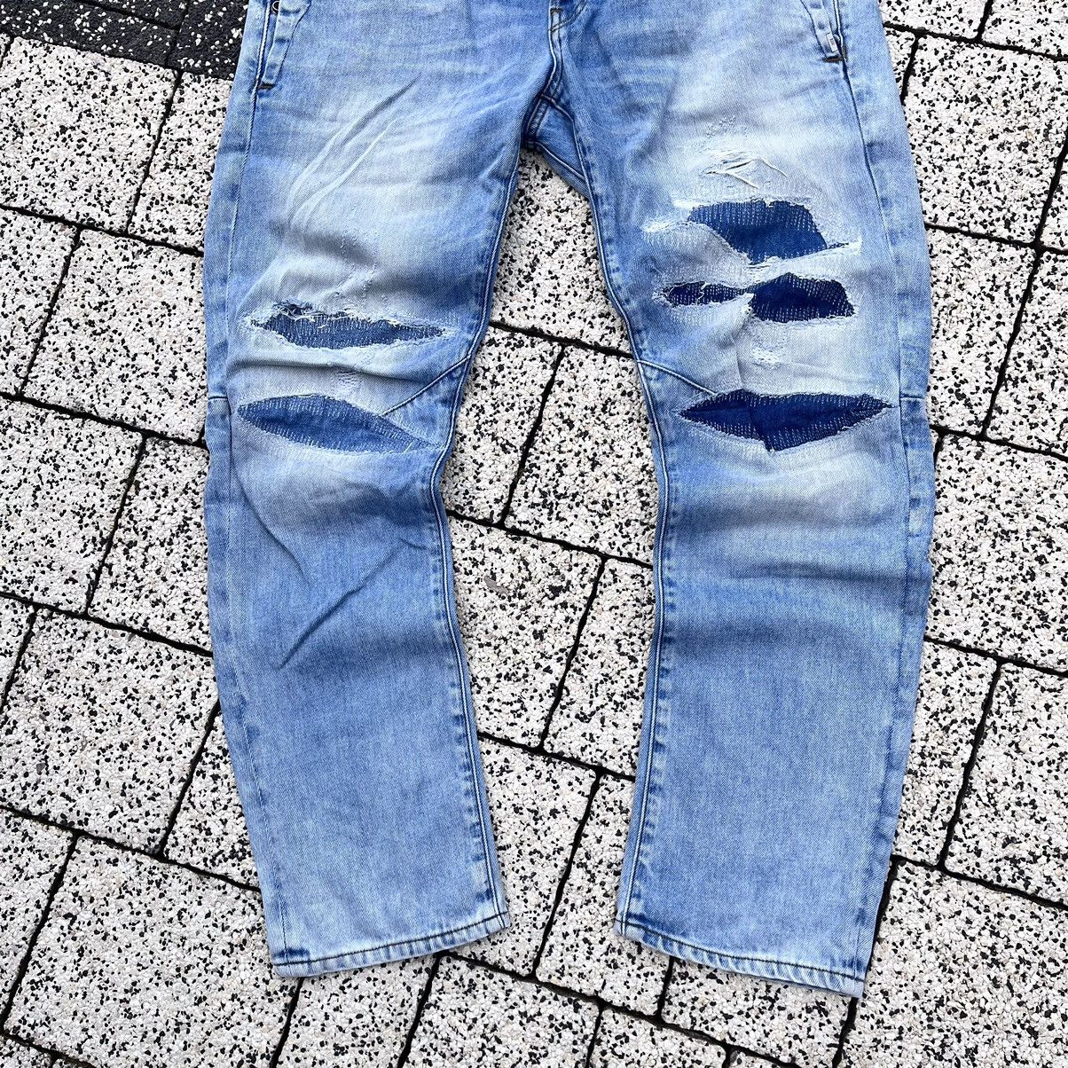 G-Star × Japanese Brand × Vintage G Star Vintage Double Knee Jeans Japan Style Size US 34 / EU 50 - 7 Thumbnail