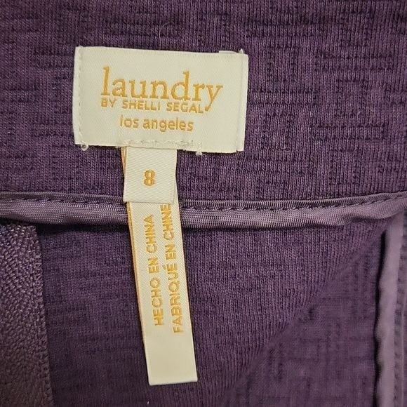 Laundry by Shelli Segal Laundry By Shelli Segal Pencil Skirt Blackberry Purple and B Size 30" / US 8 / IT 44 - 12 Thumbnail