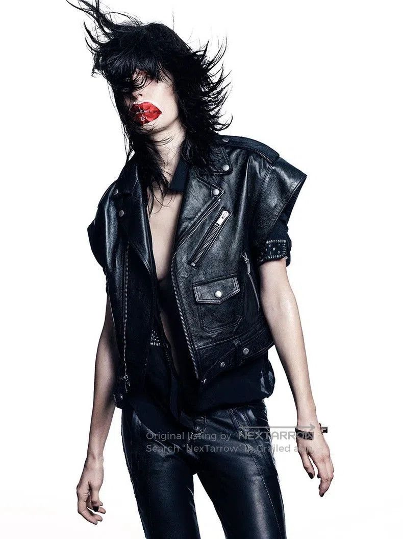 Saint Laurent Paris Saint Laurent Leather Jacket with Box Shape. Size US M / EU 48-50 / 2 - 2 Thumbnail