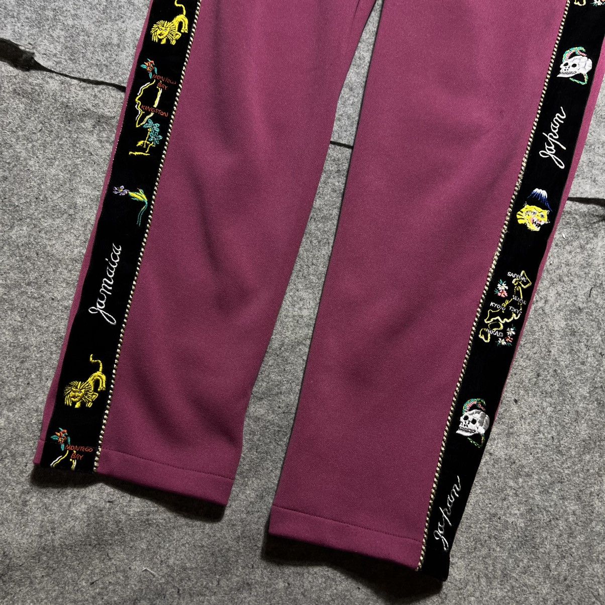 Kapital Kapital Ska Tape Jam Wide Trackpants Size US 30 / EU 46 - 4 Thumbnail