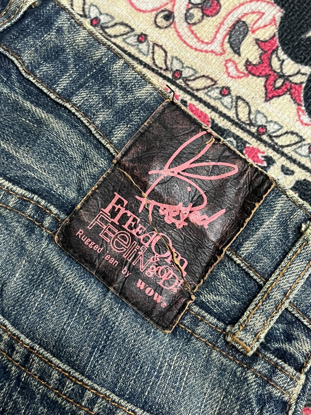 Japanese Brand Japanese Brand Rusty Blue Faded Washed Distressed Jeans Size 26" / US 2 / IT 38 - 7 Thumbnail