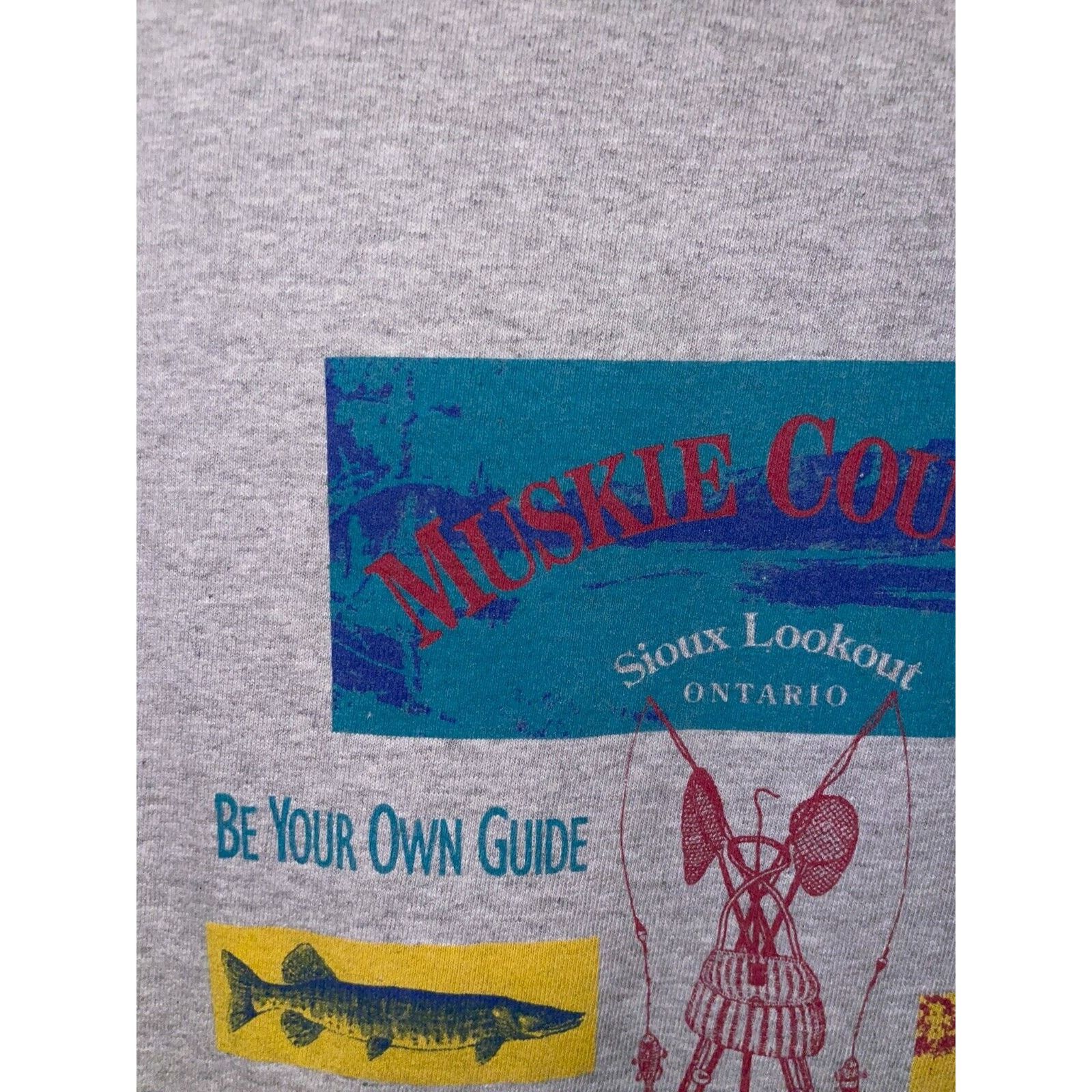 Gap Vintage Muskie Country Shirt Sioux Lookout Ontario Gap Tee M Size US M / EU 48-50 / 2 - 3 Thumbnail