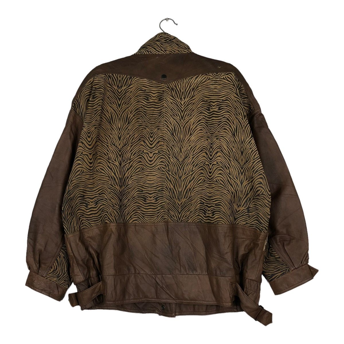 Japanese Brand 🔥VINTAGE BIKER LEATHER JACKET ECHT LEDER ISSEY MIYAKE Size US M / EU 48-50 / 2 - 10 Thumbnail