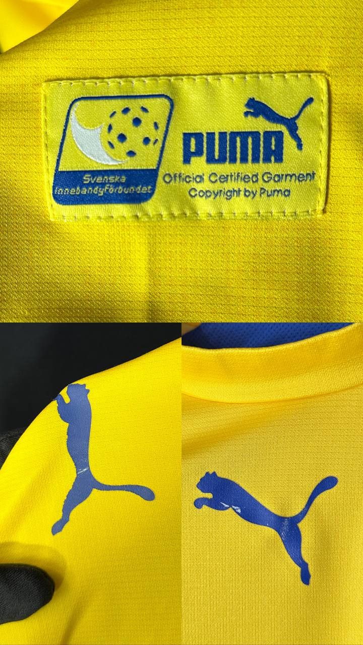 Puma × Vintage Svenska Innebandyförbundet Jersey Puma Shirt Trikot vintage Size US M / EU 48-50 / 2 - 5 Thumbnail