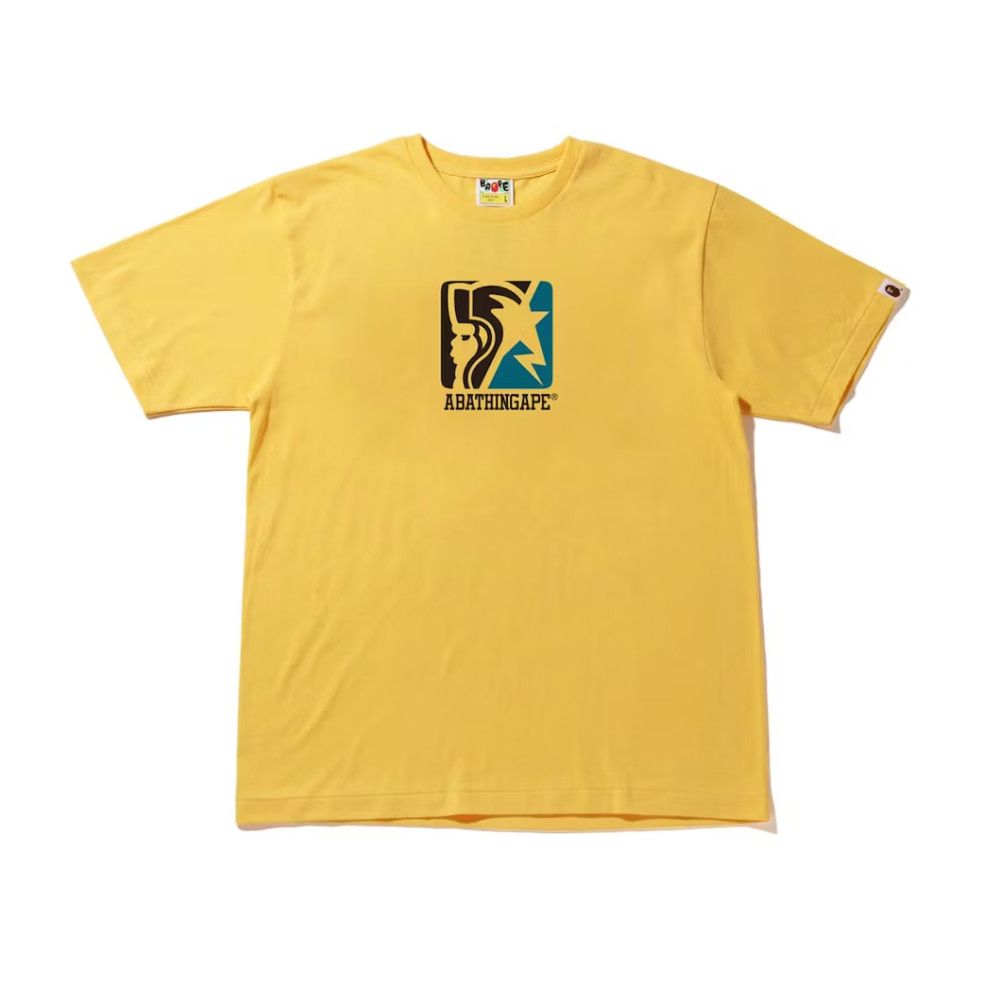 image of Bape Archive Graphic Tee 13 in Yellow, Men's (Size Small)