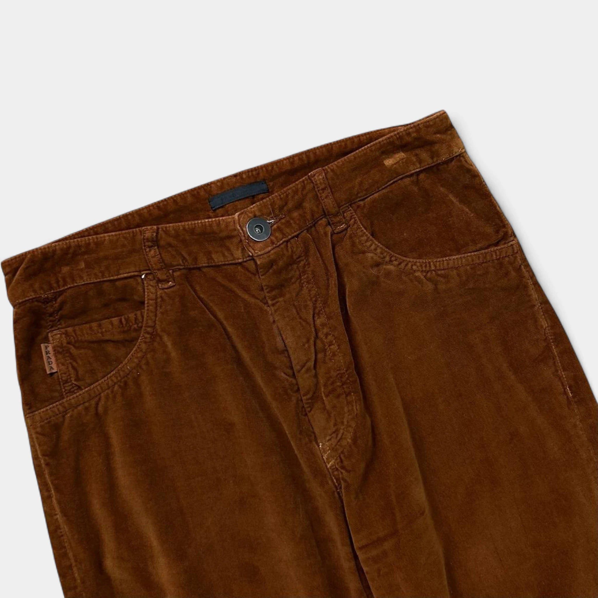 Prada Prada Brown Denim Pants Size US 27 - 2 Thumbnail