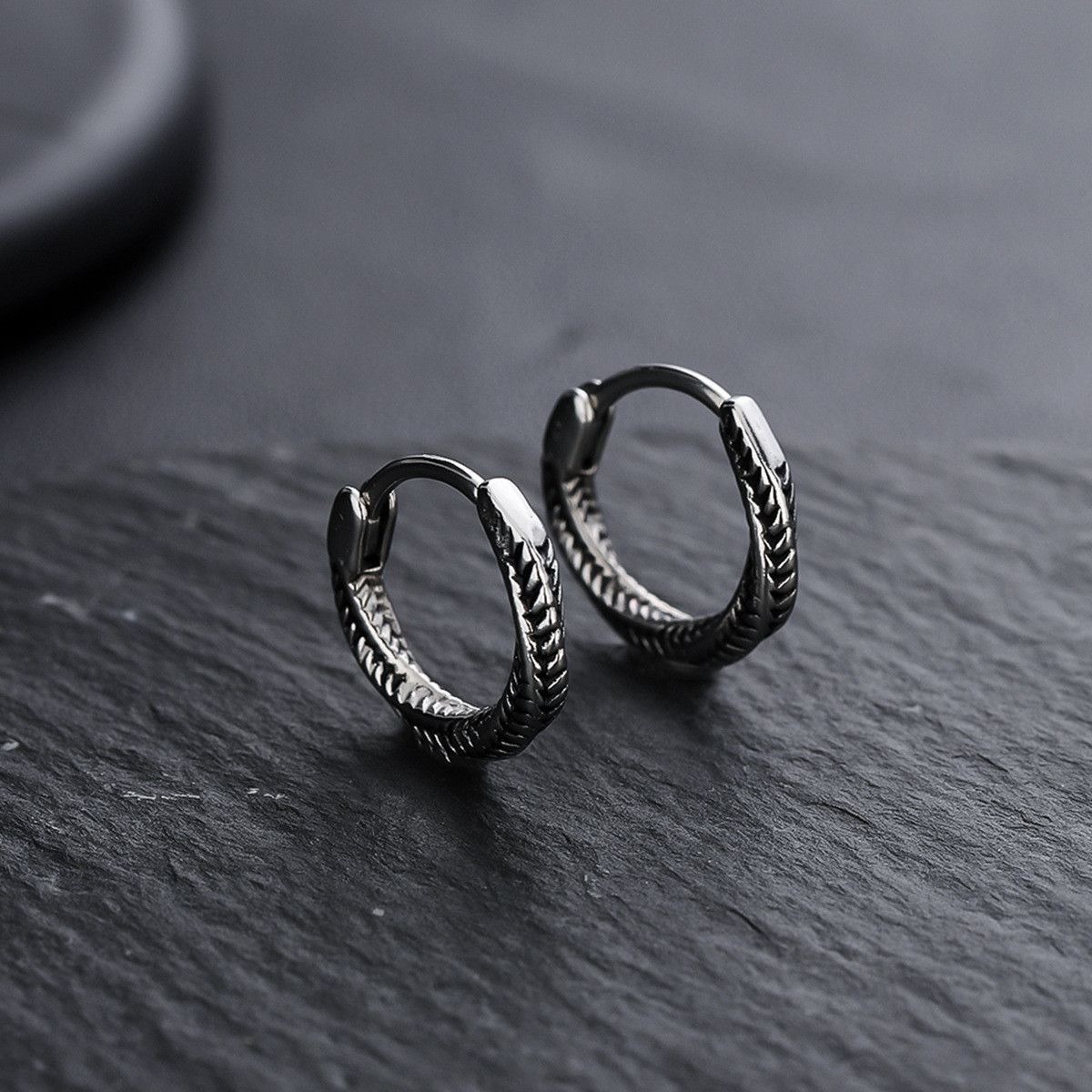 Jewelry Crazy Earrings One Pairs Chrome Jewelry Size ONE SIZE - 2 Thumbnail