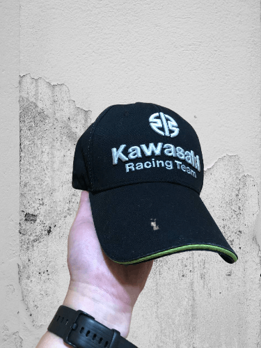Vintage STREETWEAR Kawasaki Racing Team Hat Size ONE SIZE - 1 Thumbnail