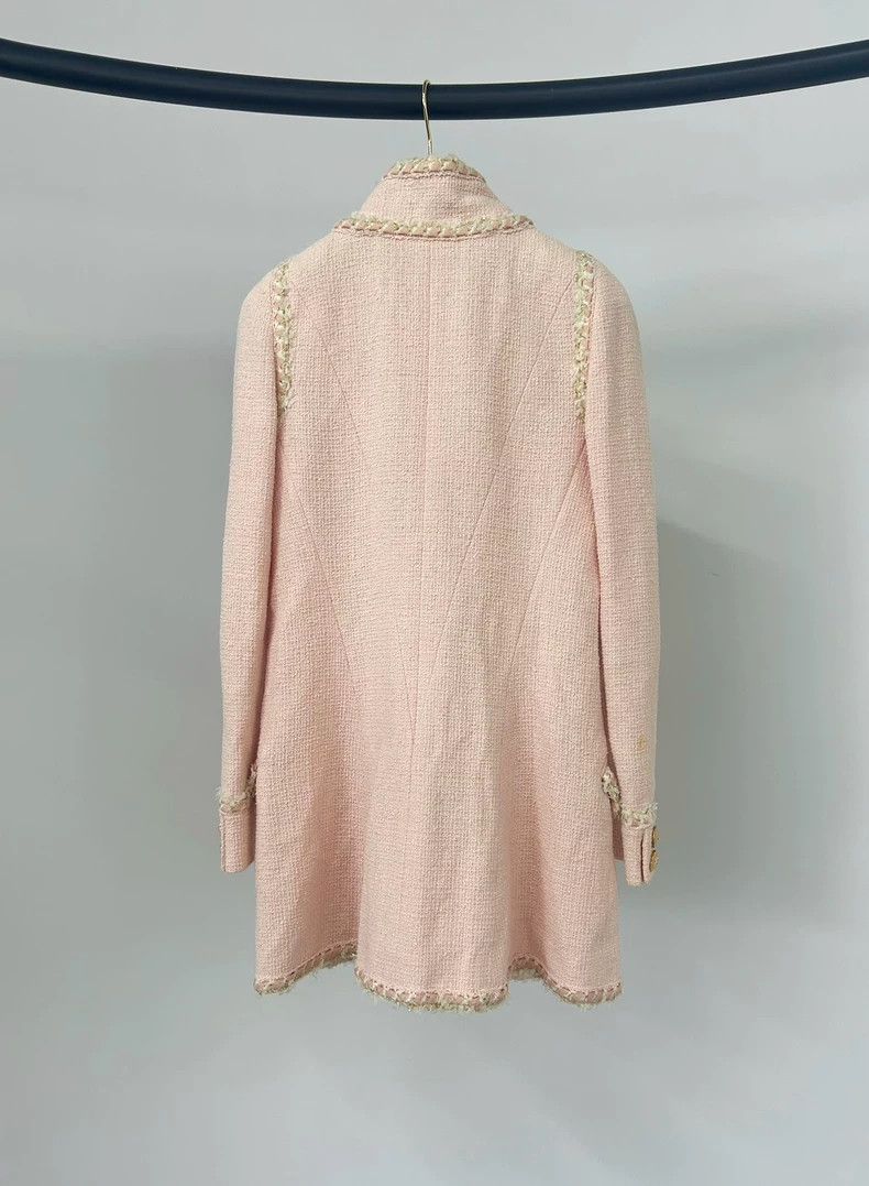 Chanel Chanel Versailles Garden Series Pink Tweed Jacket Size XXS / US 00 / IT 34 - 2 Thumbnail