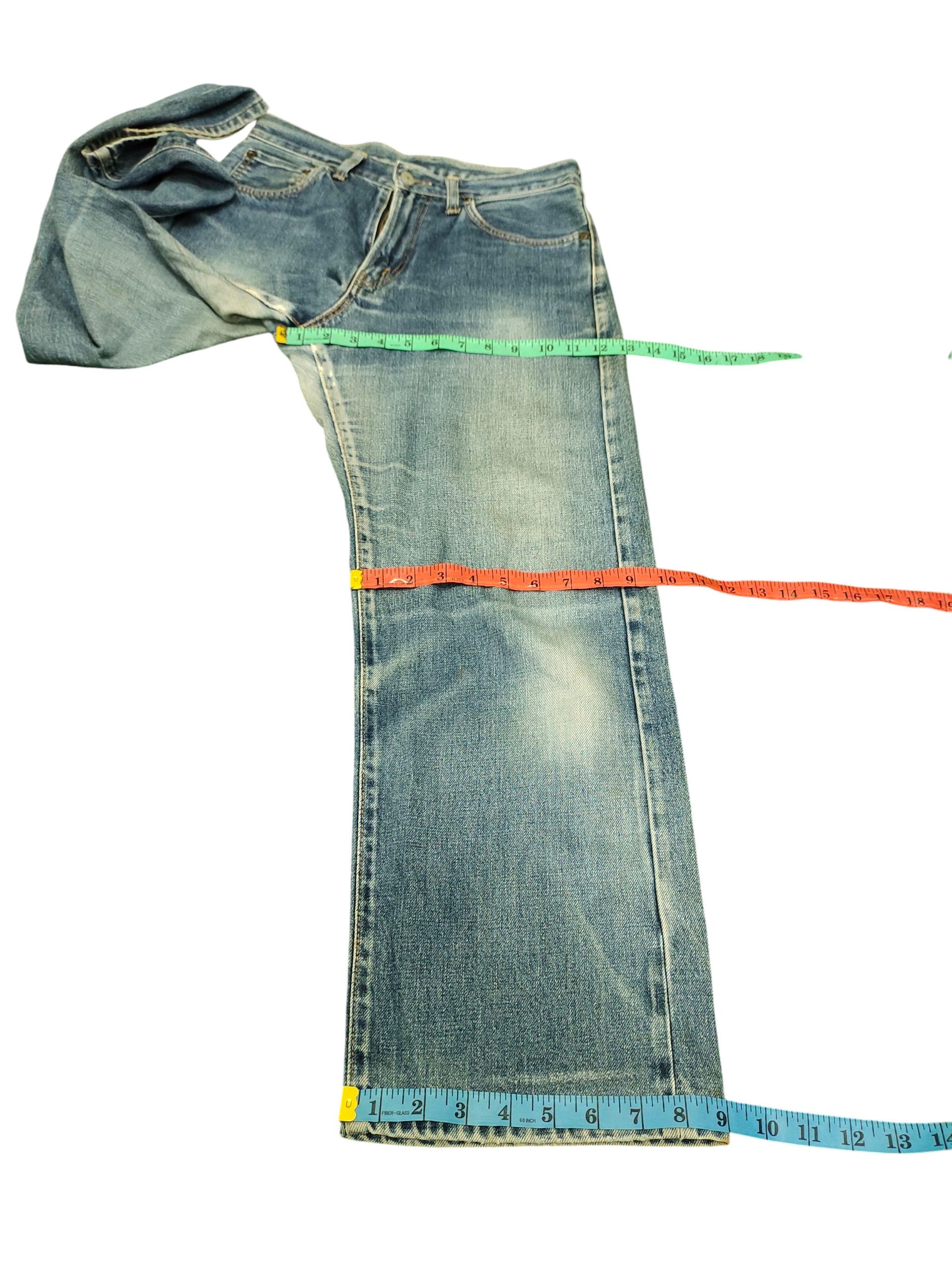 Comme des Garcons × Undercover Edwin Something Selvedge Clawmark Distress Denim Jeans Size US 30 / EU 46 - 18 Thumbnail