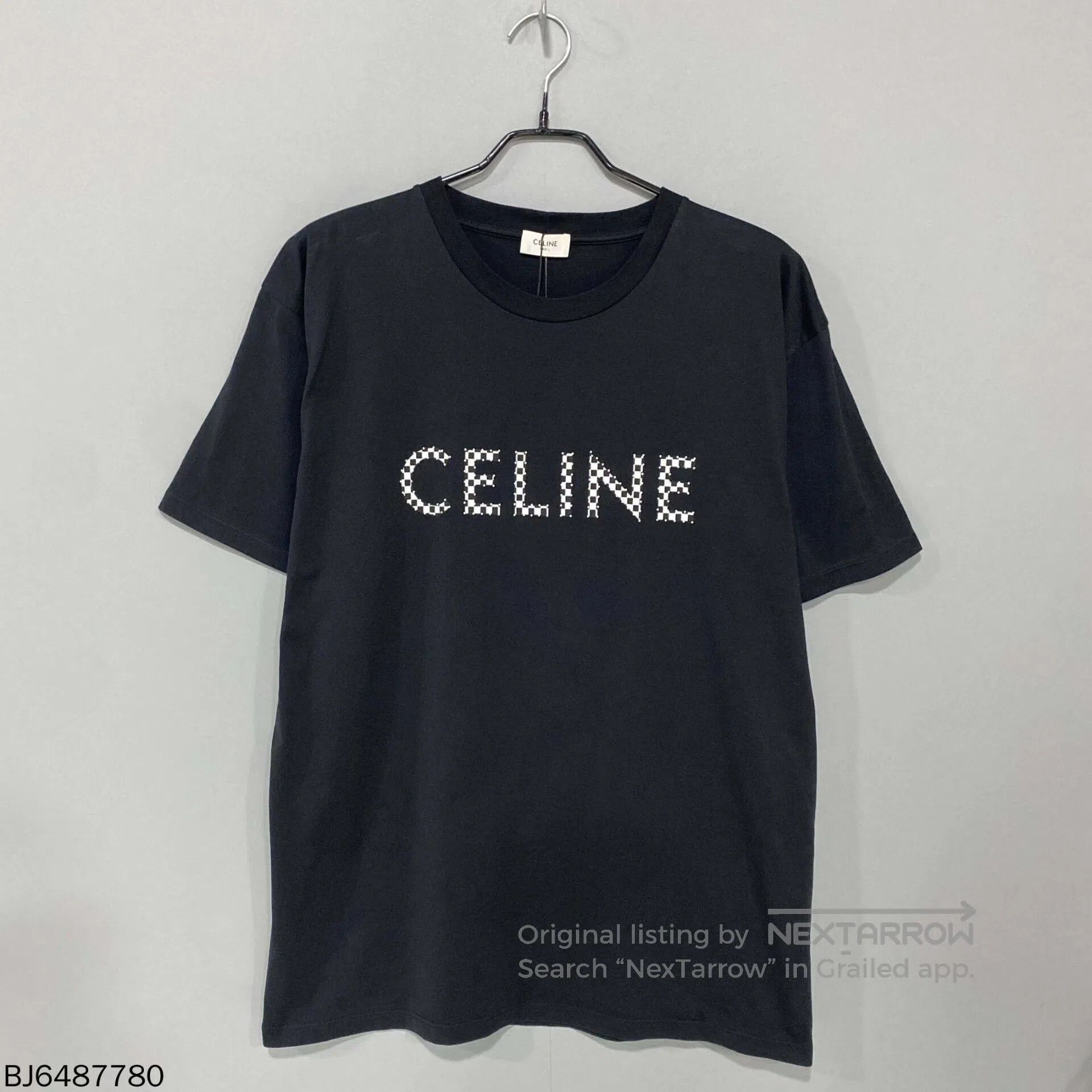 Celine × Hedi Slimane GOTHIC LOGO TEE | Grailed